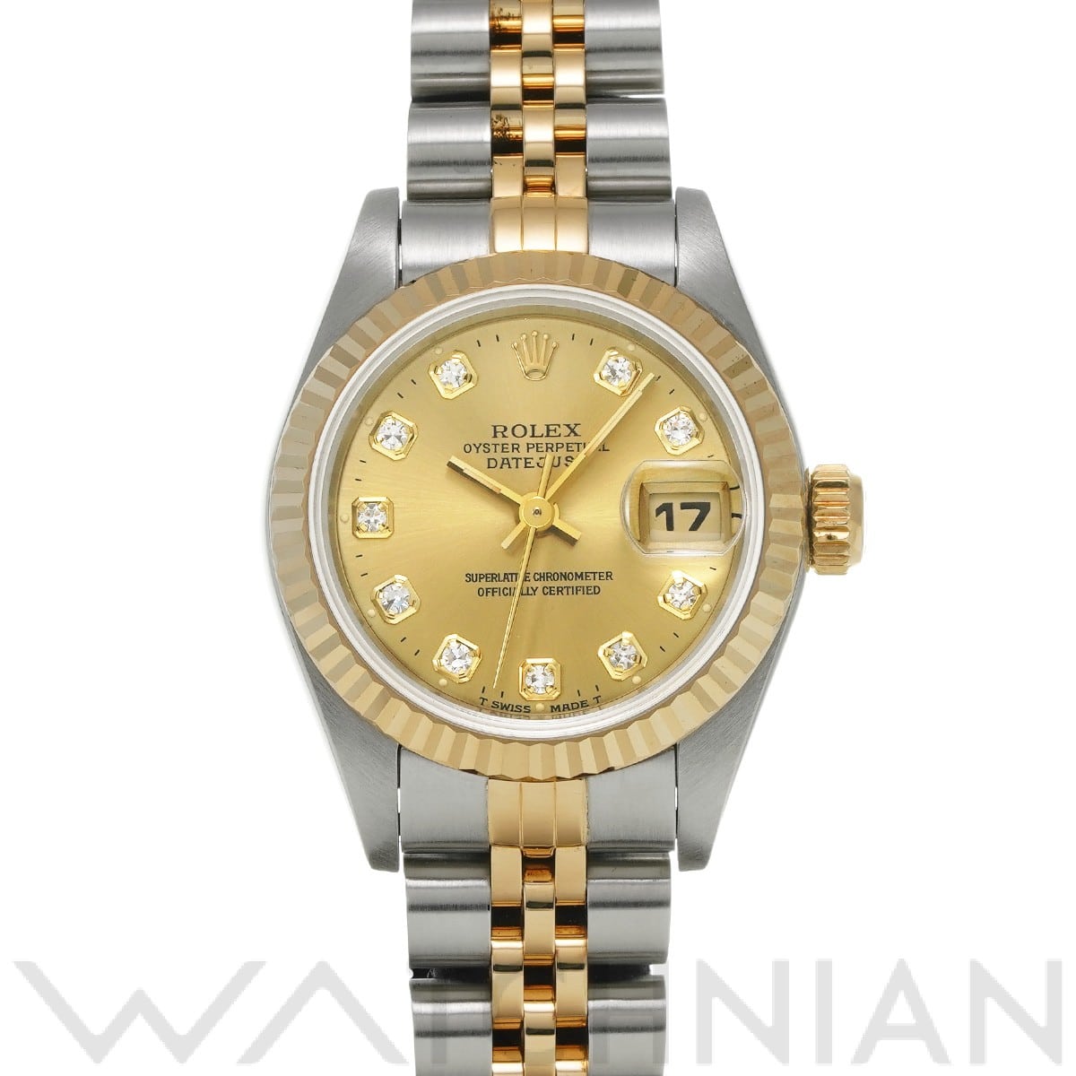 ロレックス / ROLEX デイトジャスト 69173G シャンパン/ダイヤモンド レディース 時計 【中古】【wristwatch】