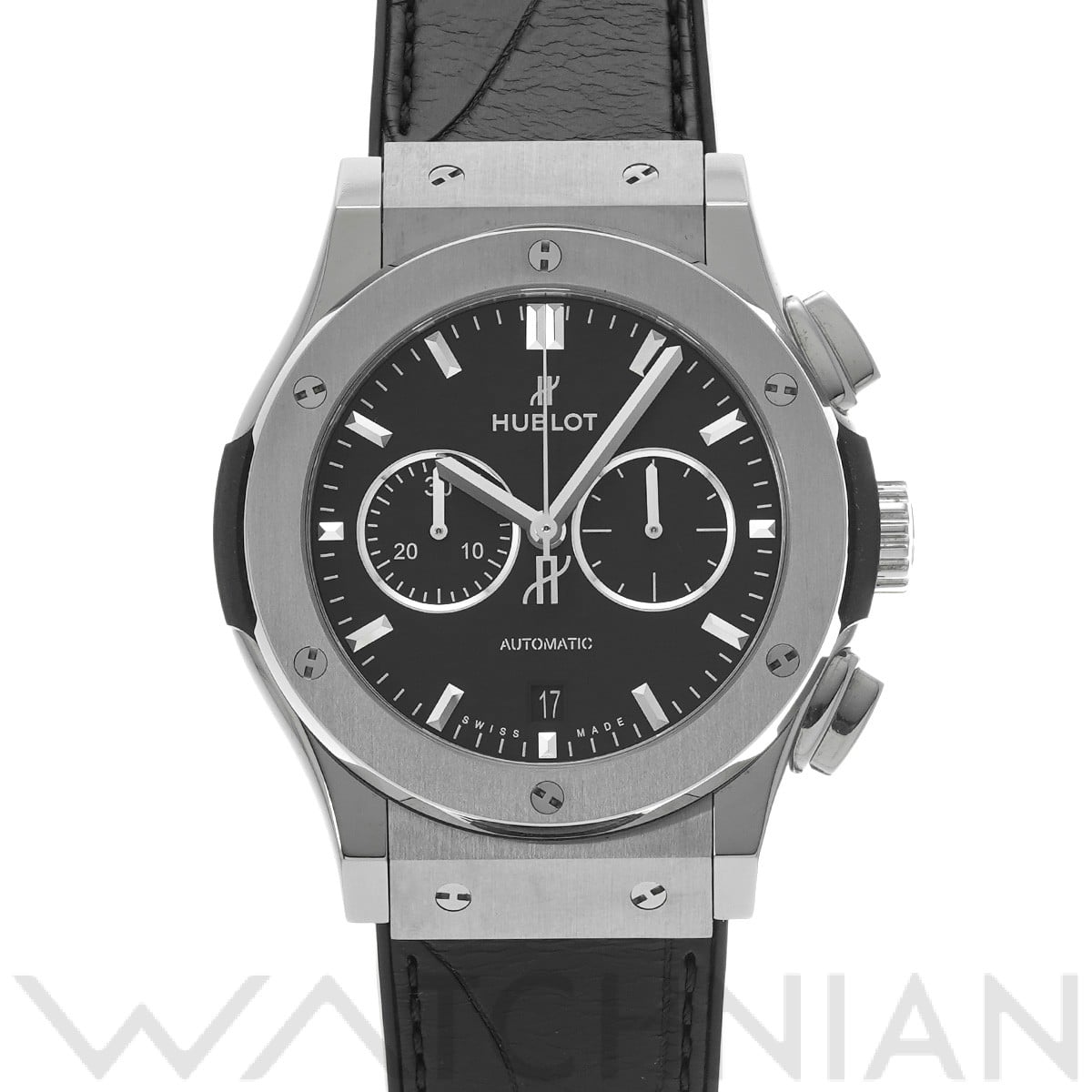 ウブロ / HUBLOT クラシックフュージョン チタニウム クロノグラフ 541.NX.1171.LR マットブラック メンズ 時計 【中古】【wristwatch】