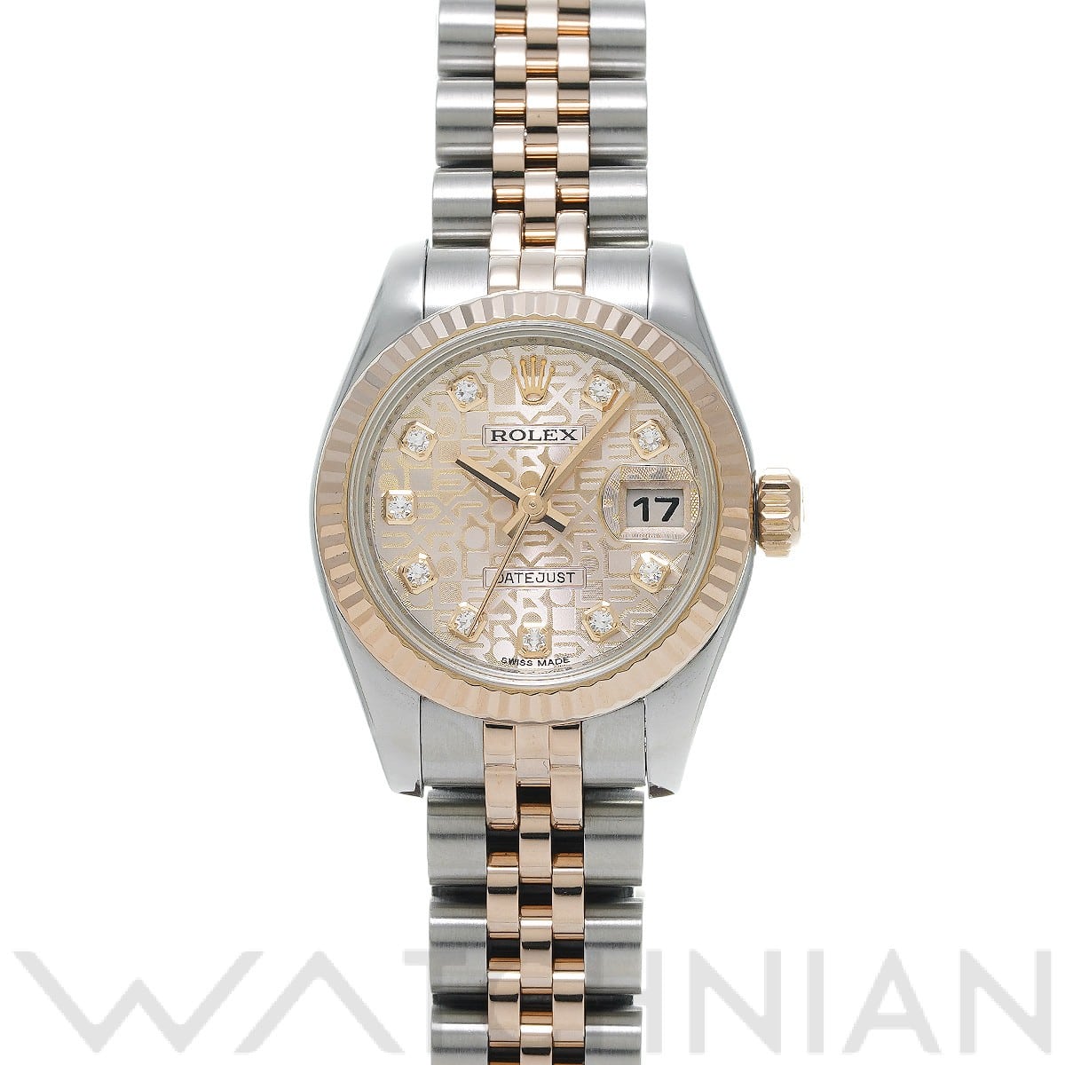 ロレックス レディ デイトジャスト 26 179171G ピンクコンピュータ/ダイヤモンド レディース 時計 【中古】【wristwatch】