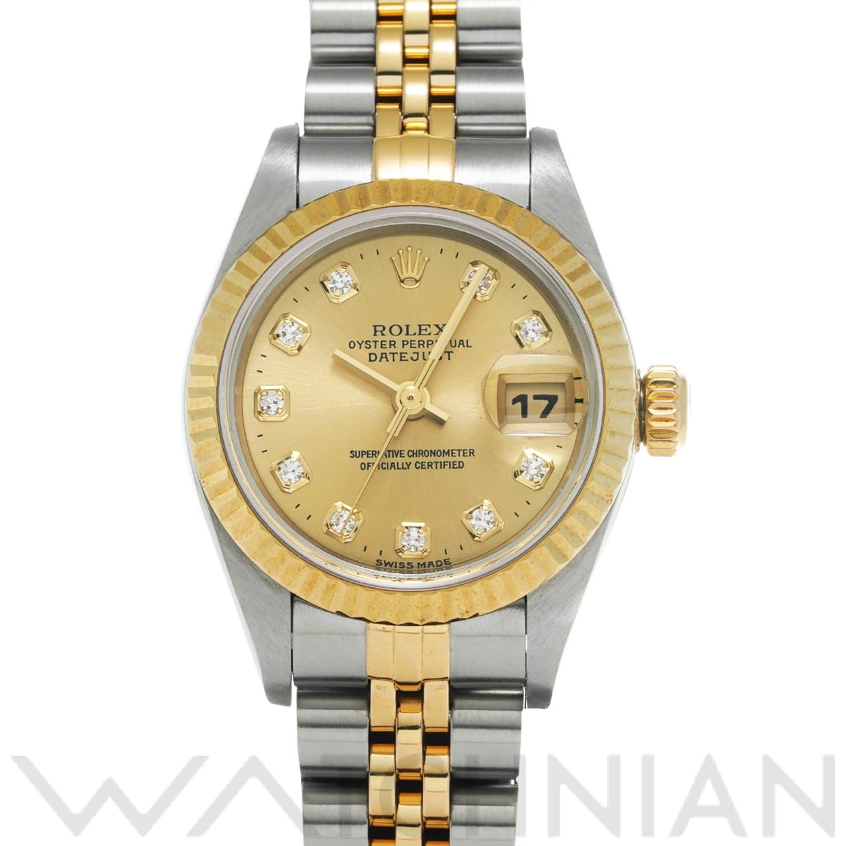 ロレックス / ROLEX デイトジャスト 69173G シャンパン/ダイヤモンド レディース 時計 【中古】【wristwatch】
