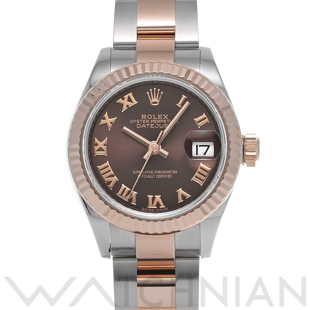 ロレックス レディ デイトジャスト 28 279171 チョコレート レディース 時計 【中古】【wristwatch】