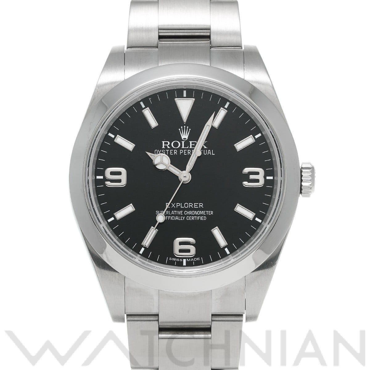 ロレックス エクスプローラー 214270 ブラック メンズ 時計 【中古】【wristwatch】