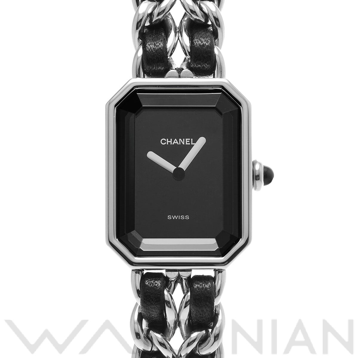 シャネル プルミエール L H0451 ブラック レディース 時計 【中古】【wristwatch】