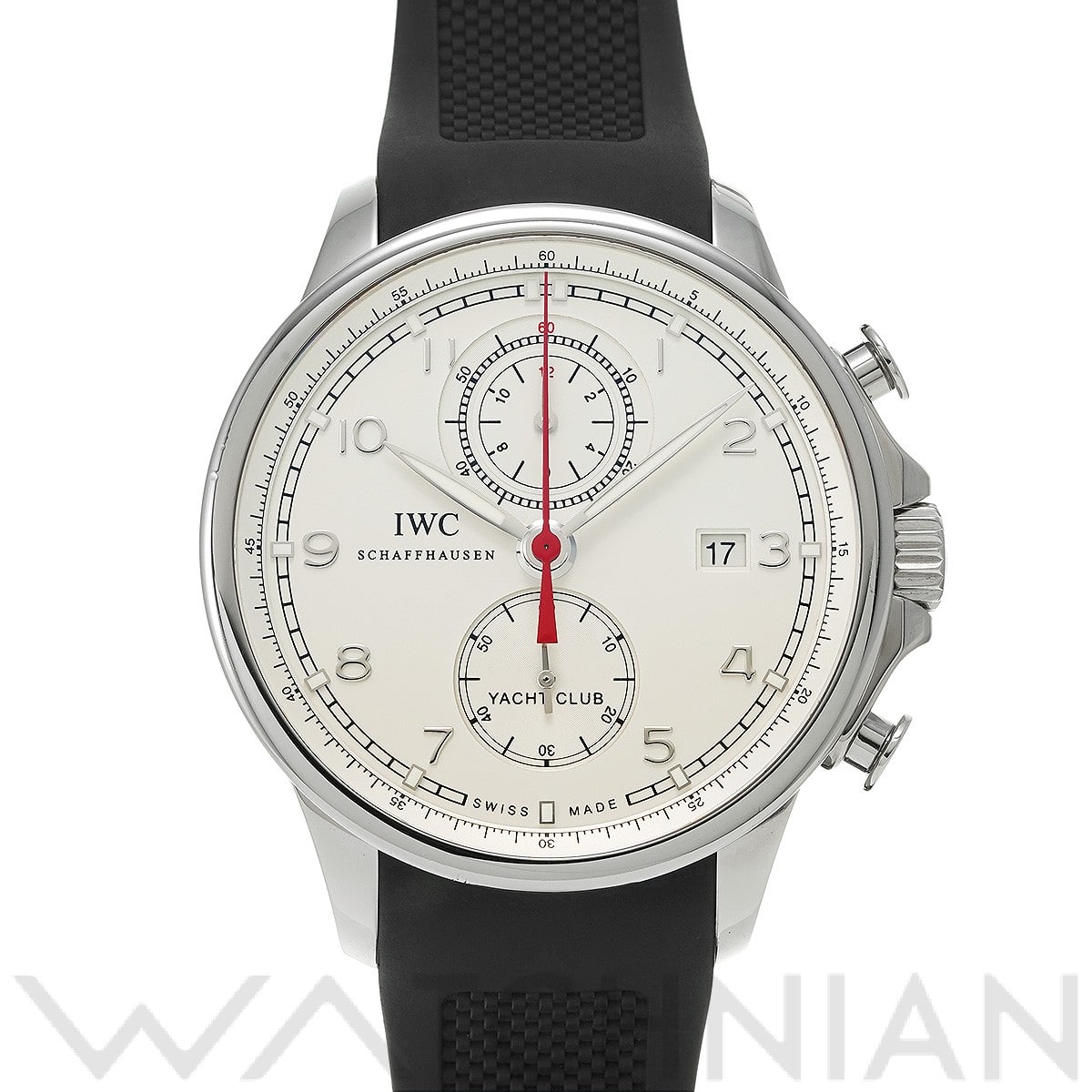 IWC ポルトギーゼ ヨットクラブ クロノグラフ IW390211 シルバー メンズ 時計 【中古】【wristwatch】