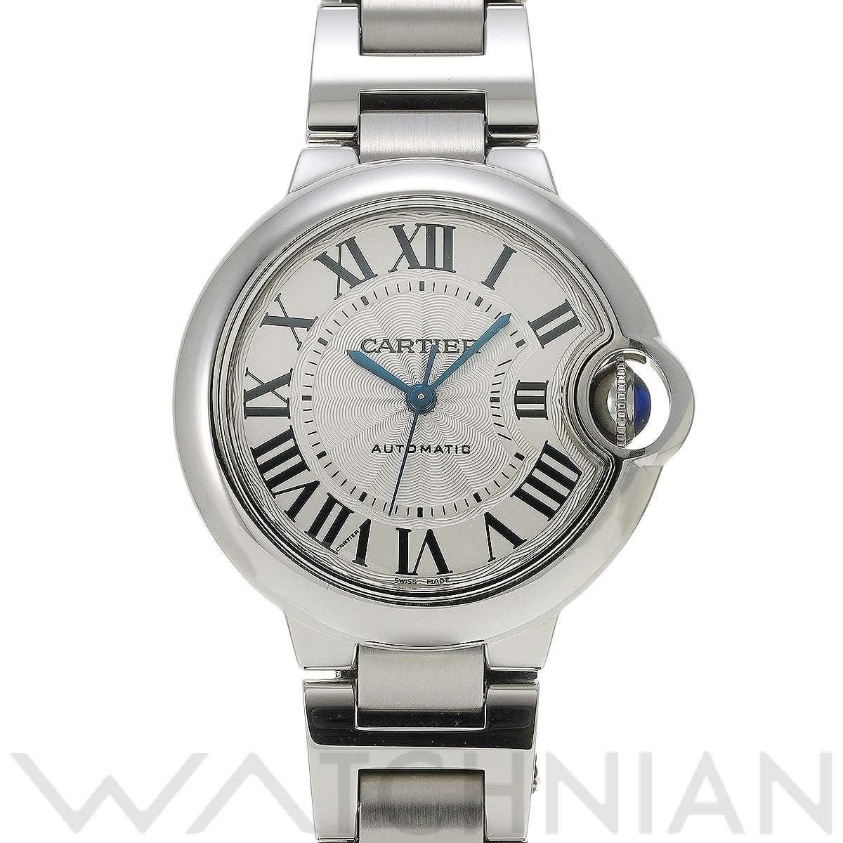 カルティエ / CARTIER バロンブルー ドゥ カルティエ 33mm W6920071 シルバー ユニセックス 時計 【中古】【wristwatch】