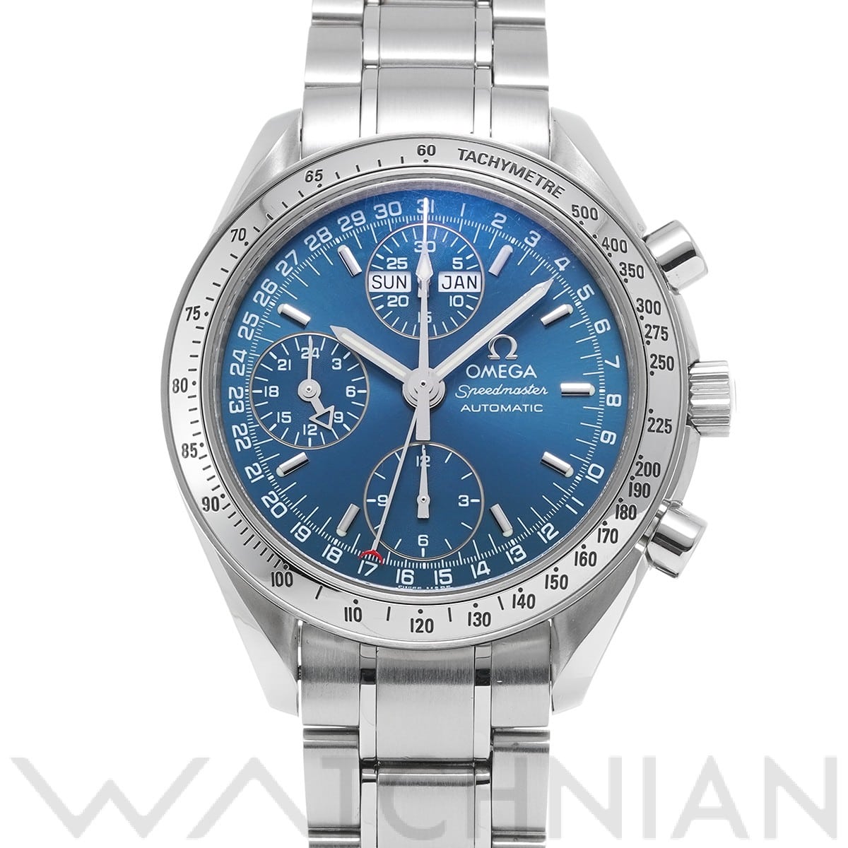 オメガ / OMEGA スピードマスター トリプルカレンダー 3523.80 ブルー メンズ 時計 【中古】【wristwatch】