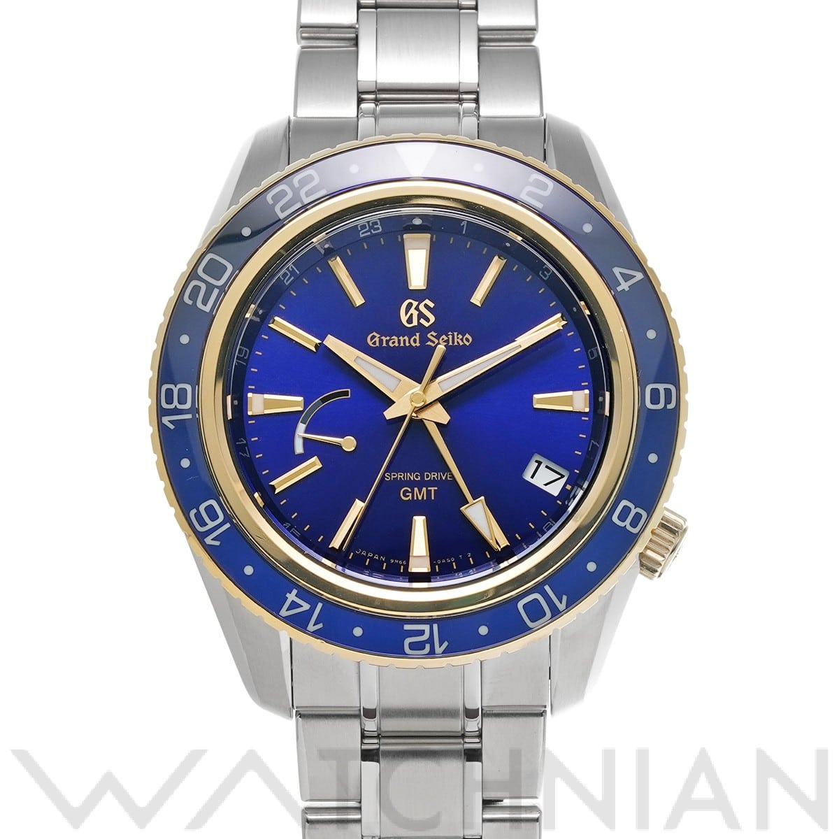 グランドセイコー スポーツコレクション スプリングドライブ GMT SBGE248 ブルー メンズ 時計 【中古】【wristwatch】