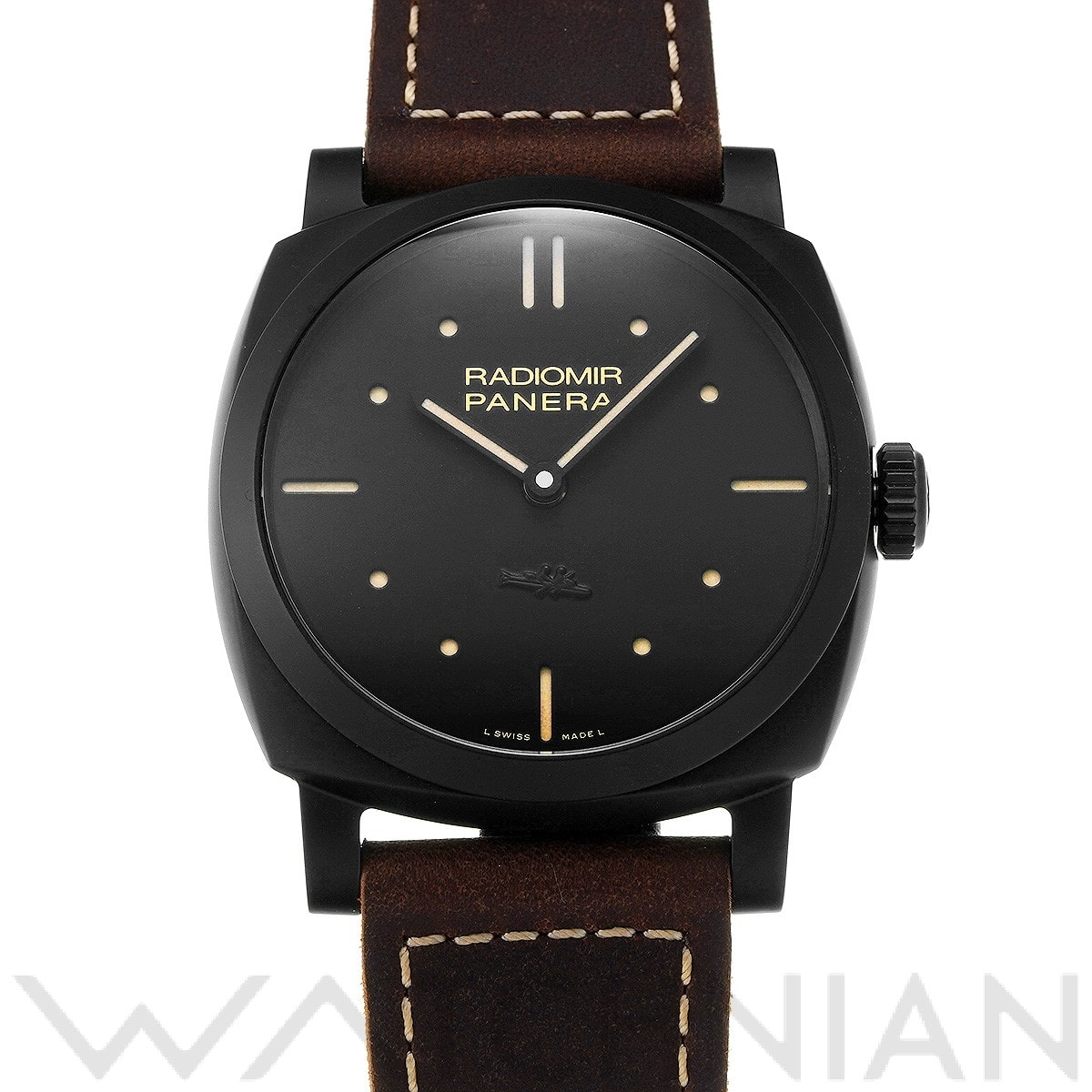 パネライ / PANERAI ラジオミール 1940 3デイズ チェラミカ PAM00577 ブラック メンズ 時計 【中古】【wristwatch】
