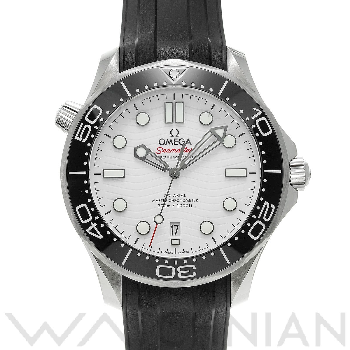 オメガ シーマスター ダイバー300 コーアクシャル マスタークロノメーター 210.32.42.20.04.001 ホワイト メンズ 時計 【中古】【wristwatch】