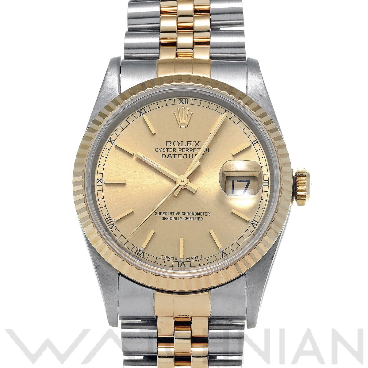 ロレックス デイトジャスト 16233 シャンパン メンズ 時計 【中古】【wristwatch】