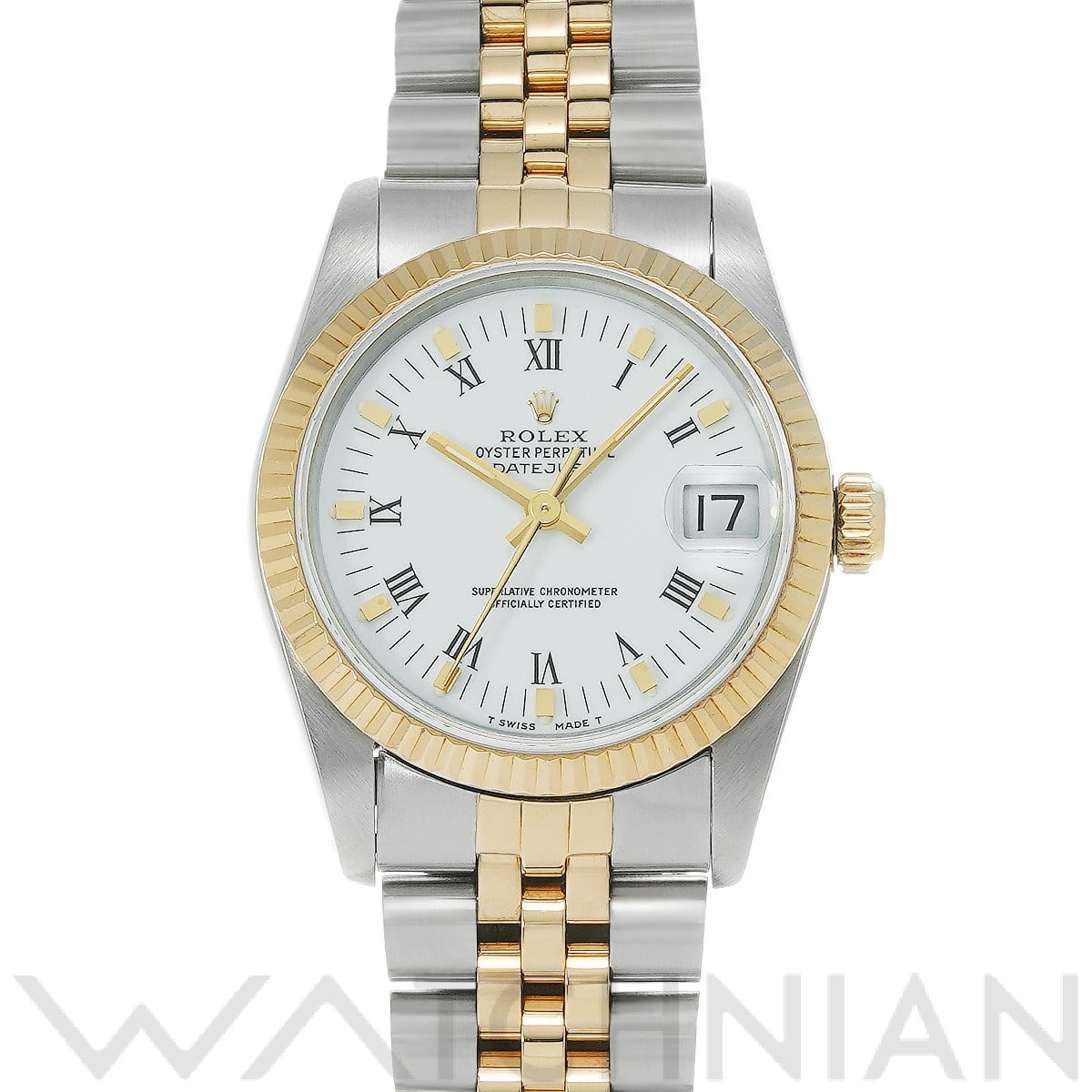 ロレックス / ROLEX デイトジャスト 68273 ホワイト ユニセックス 時計 【中古】【wristwatch】