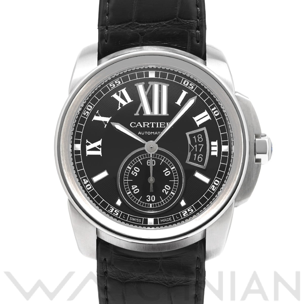 カルティエ / CARTIER カリブル ドゥ カルティエ W7100041 ブラック メンズ 時計 【中古】【wristwatch】