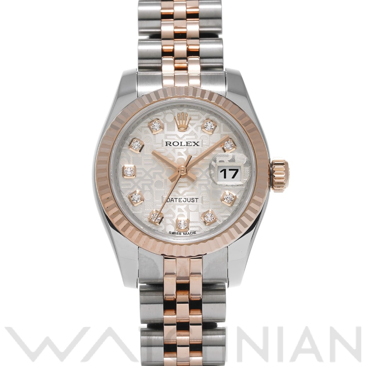 ロレックス レディ デイトジャスト 26 179171G シルバーコンピュータ/ダイヤモンド レディース 時計 【中古】【wristwatch】