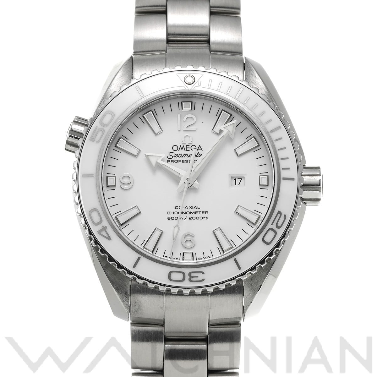 オメガ / OMEGA シーマスター プラネットオーシャン 600 コーアクシャル 232.30.38.20.04.001 ホワイト ユニセックス 時計 【中古】【wristwatch】