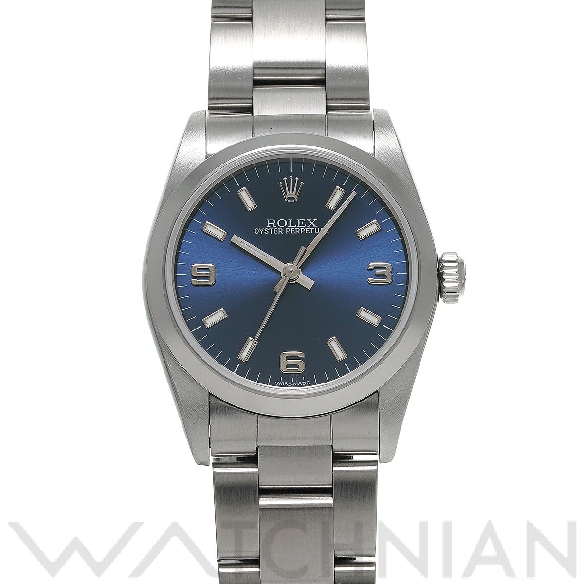 ロレックス / ROLEX オイスターパーペチュアル 77080 ブルー ユニセックス 時計 【中古】【wristwatch】