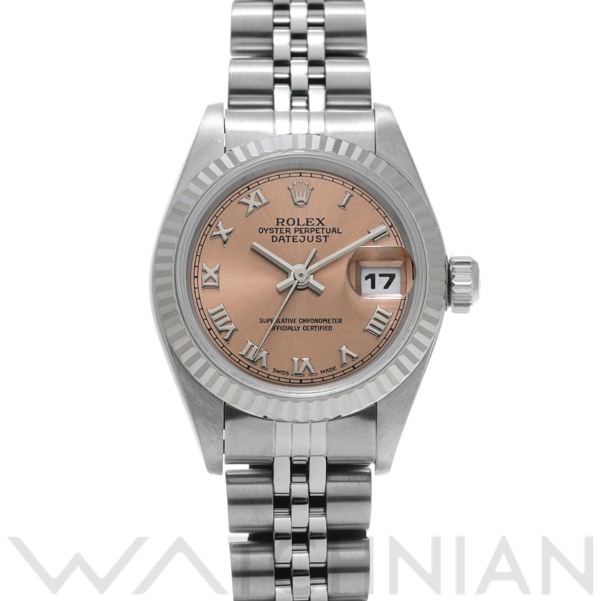 ロレックス デイトジャスト 69174 ピンク レディース 時計 【中古】【wristwatch】