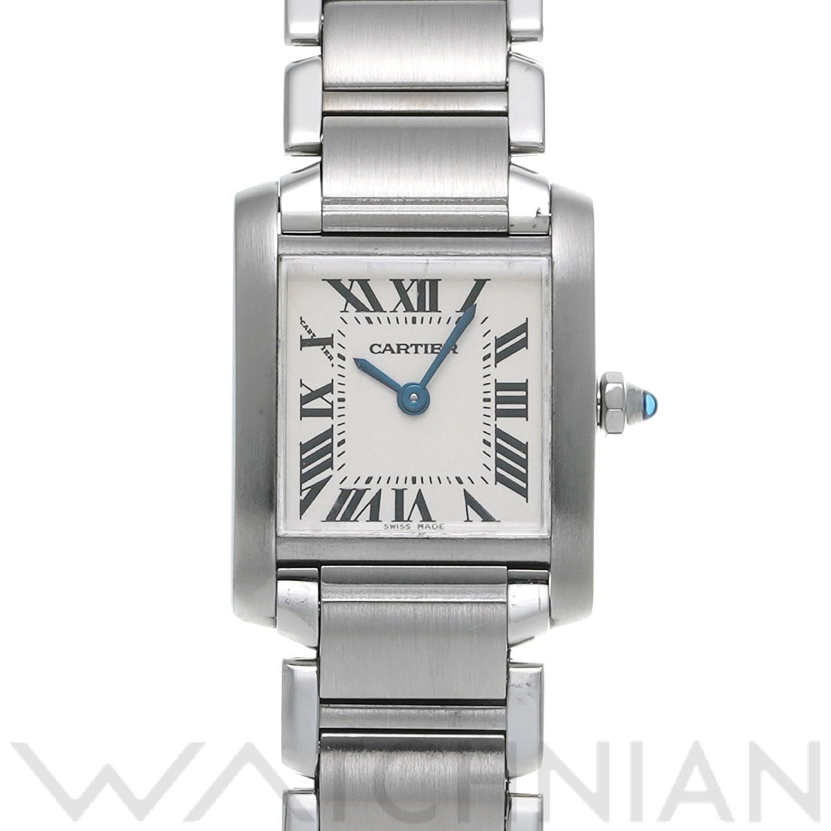 カルティエ / CARTIER タンク フランセーズ SM W51008Q3 シルバー レディース 時計 【中古】【wristwatch】