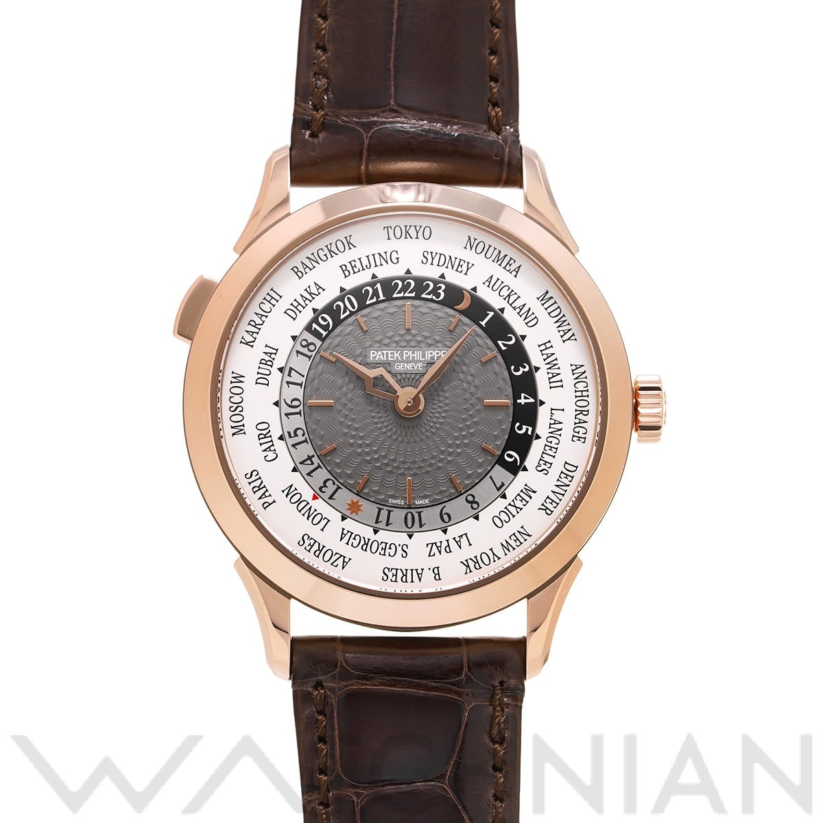 パテック フィリップ ワールドタイム 5230R-012 グレー メンズ 時計 【中古】【wristwatch】