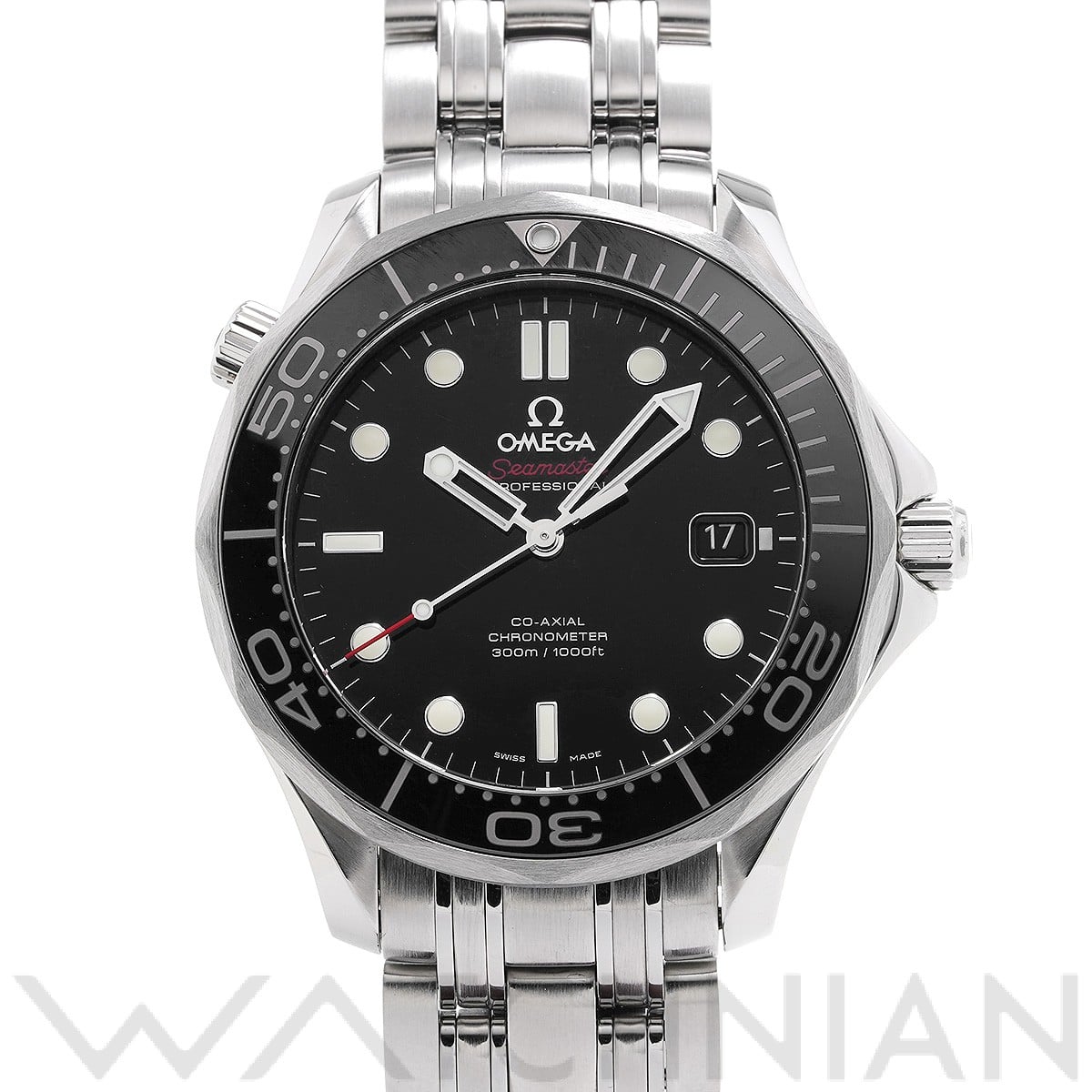 オメガ / OMEGA シーマスター ダイバー300 コーアクシャル 212.30.41.20.01.003 ブラック メンズ 時計 【中古】【wristwatch】