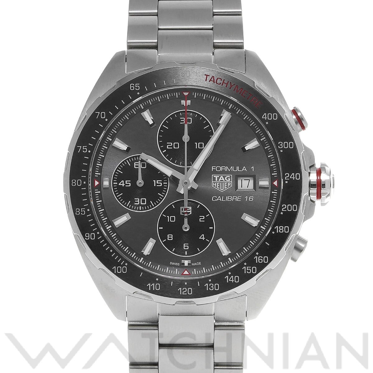 タグ ホイヤー / TAG HEUER フォーミュラ1 キャリバー16 クロノグラフ CAZ2012.BA0876 グレー/ブラック メンズ 時計 【中古】【wristwatch】