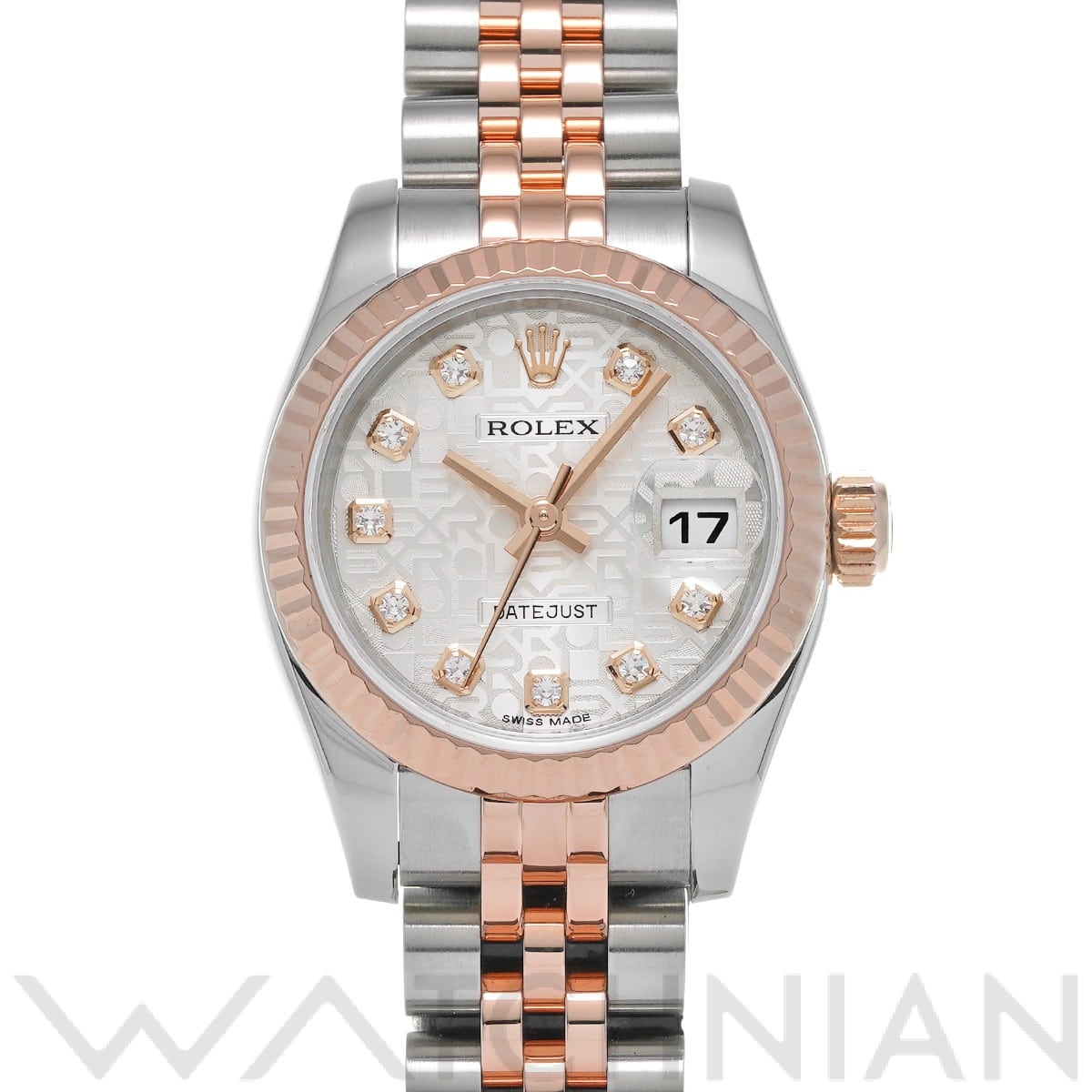 ロレックス デイトジャスト 179171G シルバーコンピュータ/ダイヤモンド レディース 時計 【中古】【wristwatch】