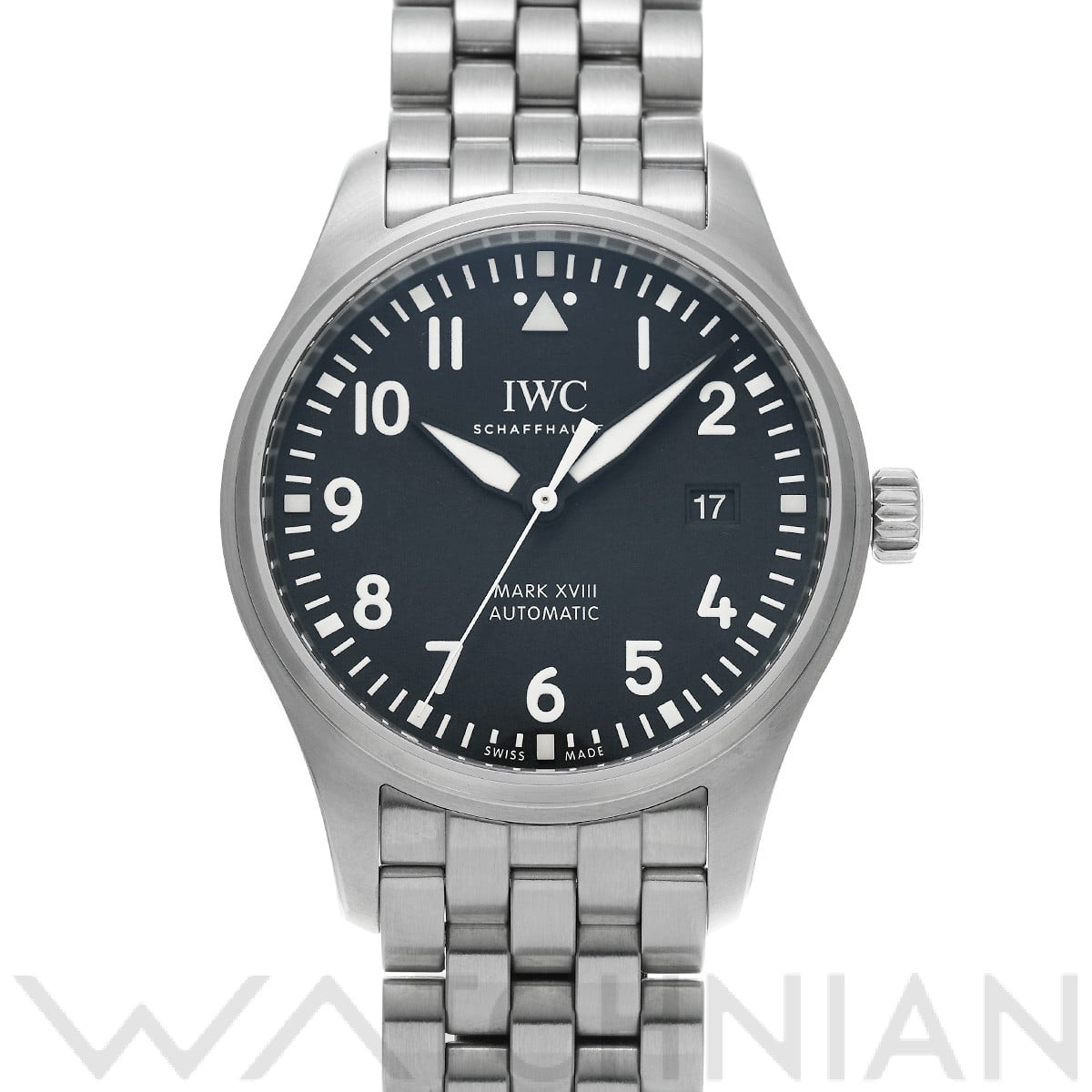 IWC パイロットウォッチ マーク XVIII IW327015 ブラック メンズ 時計 【中古】【wristwatch】