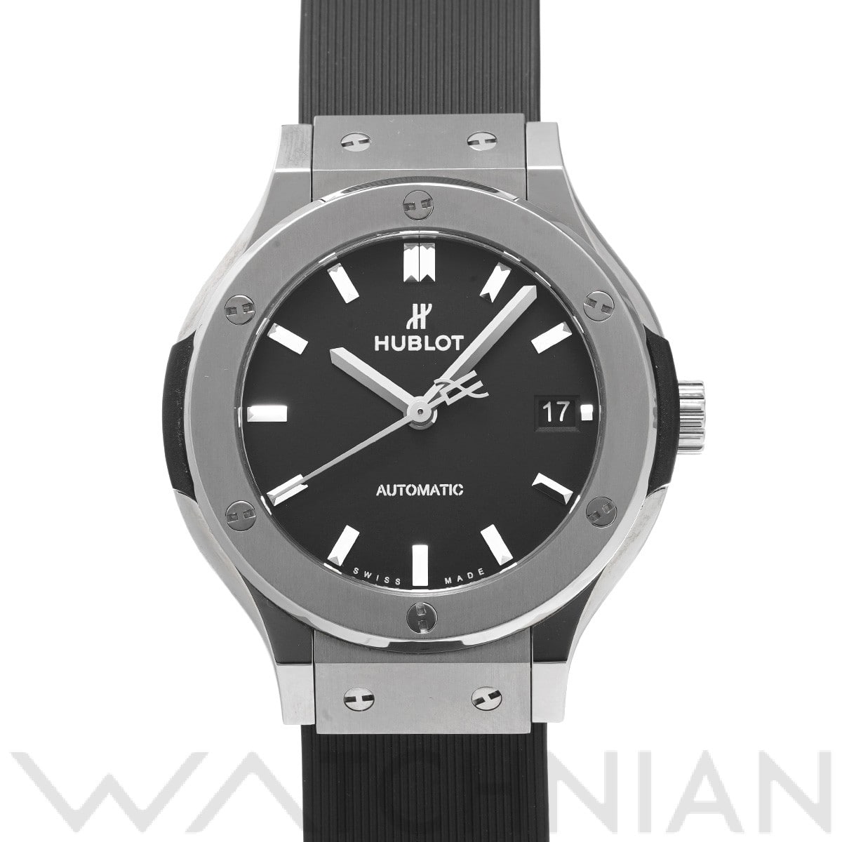 ウブロ / HUBLOT クラシックフュージョン チタニウム 565.NX.1171.RX ブラック ユニセックス 時計 【中古】【wristwatch】