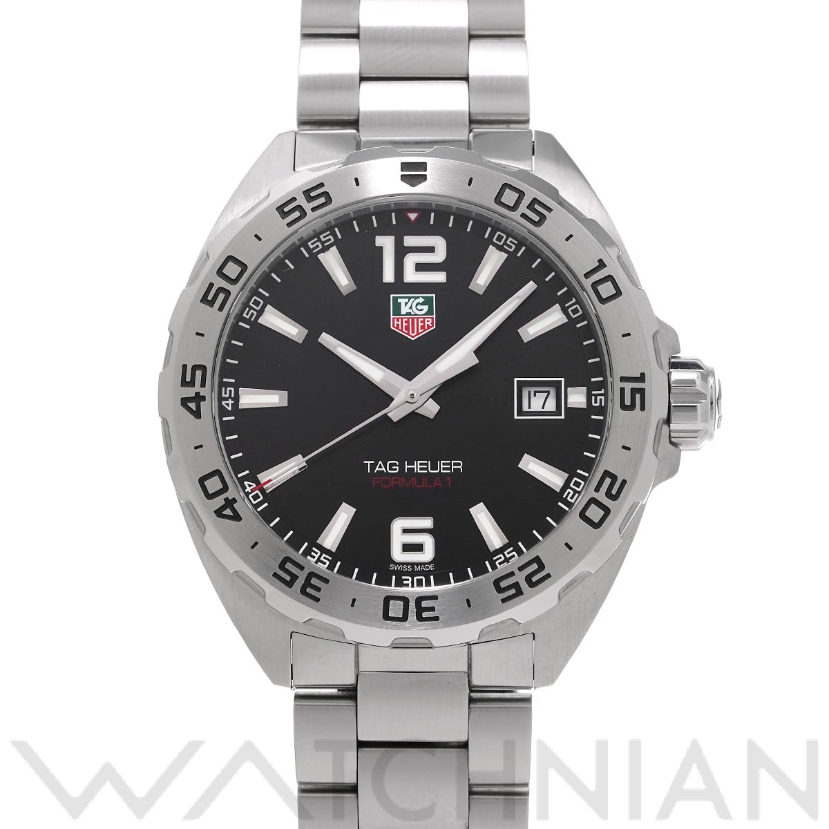 タグ ホイヤー / TAG HEUER フォーミュラ1 クォーツ WAZ1112.BA0875 ブラック メンズ 時計 【中古】【wristwatch】