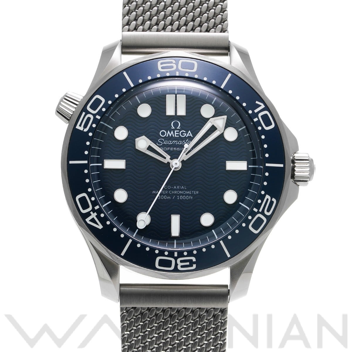 オメガ / OMEGA シーマスター ダイバー300 コーアクシャル マスタークロノメーター ジェームズ・ボンド 60th 210.30.42.20.03.002 ブルー メンズ 時計 【中古】【wristwatch】
