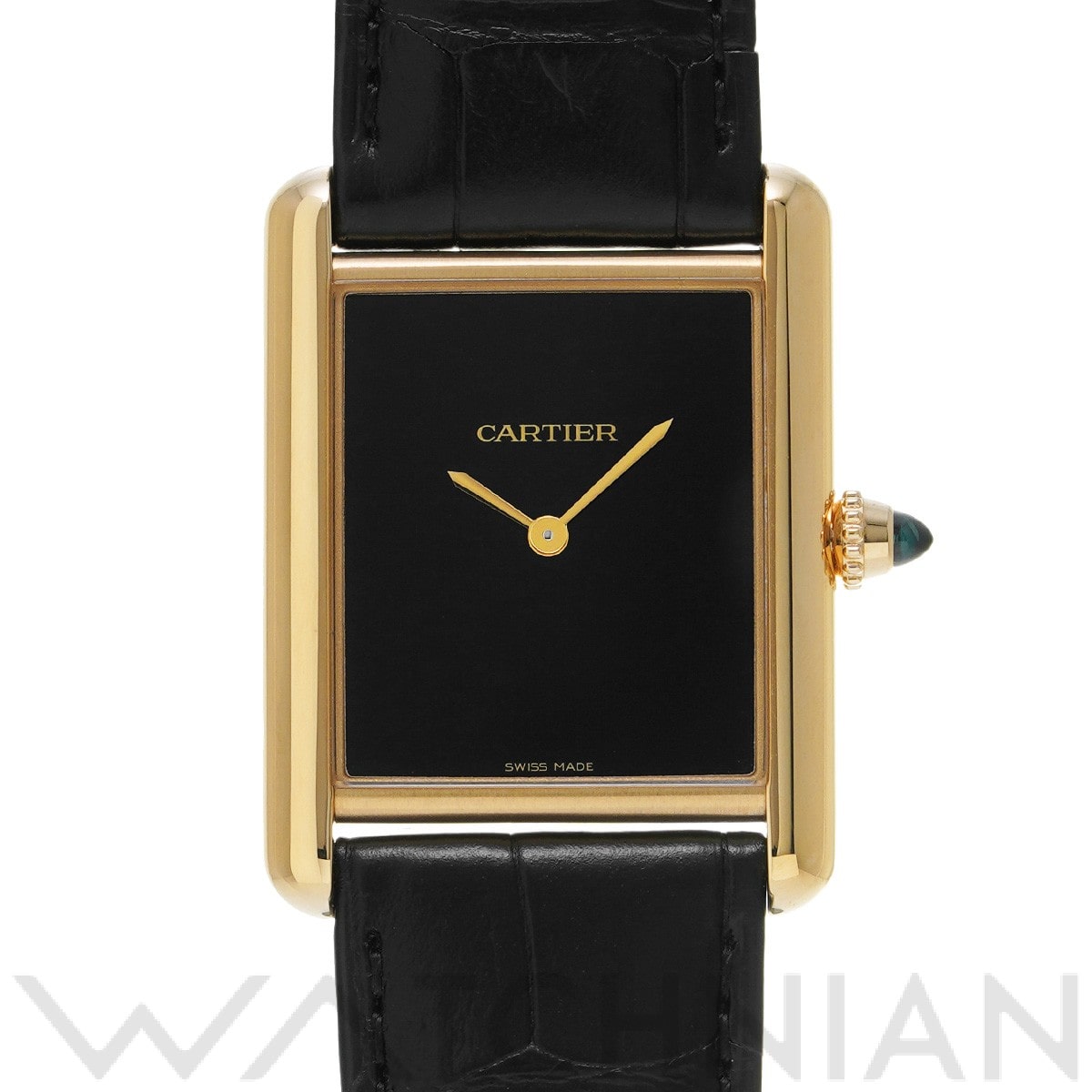Cartier 時計 ゴールド/ブラック タンク カルティエ 時計(ブラック)｜WATCHNIAN公式通販