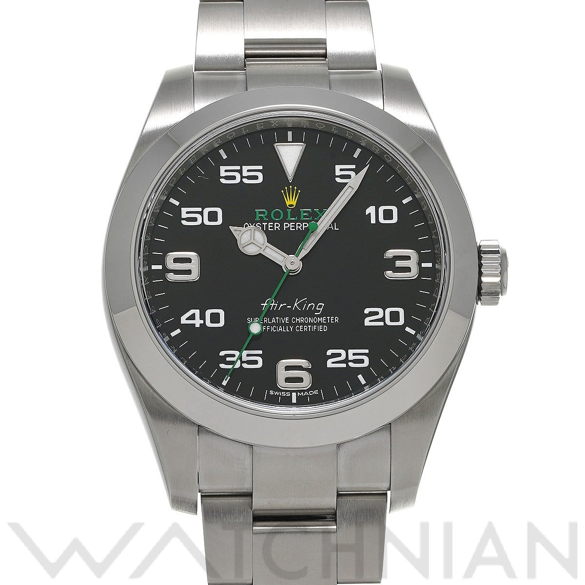 ロレックス / ROLEX エアキング 116900 ブラック メンズ 時計 【中古】【wristwatch】