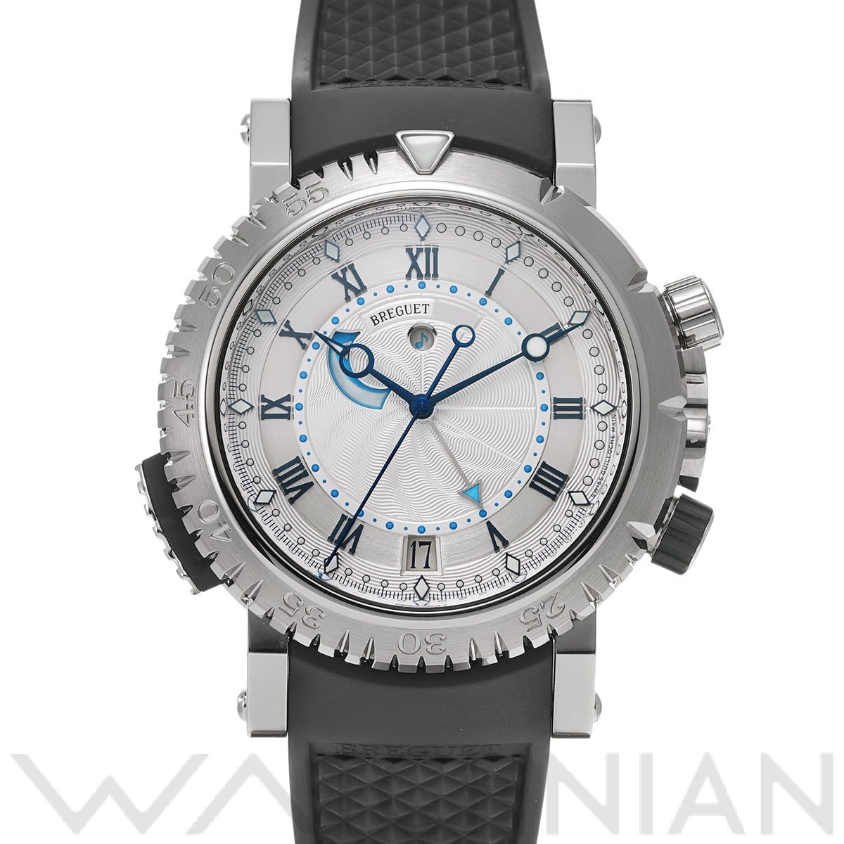 ブレゲ マリーン ロイヤル 5847BB/12/5ZV シルバー メンズ 時計 【中古】【wristwatch】