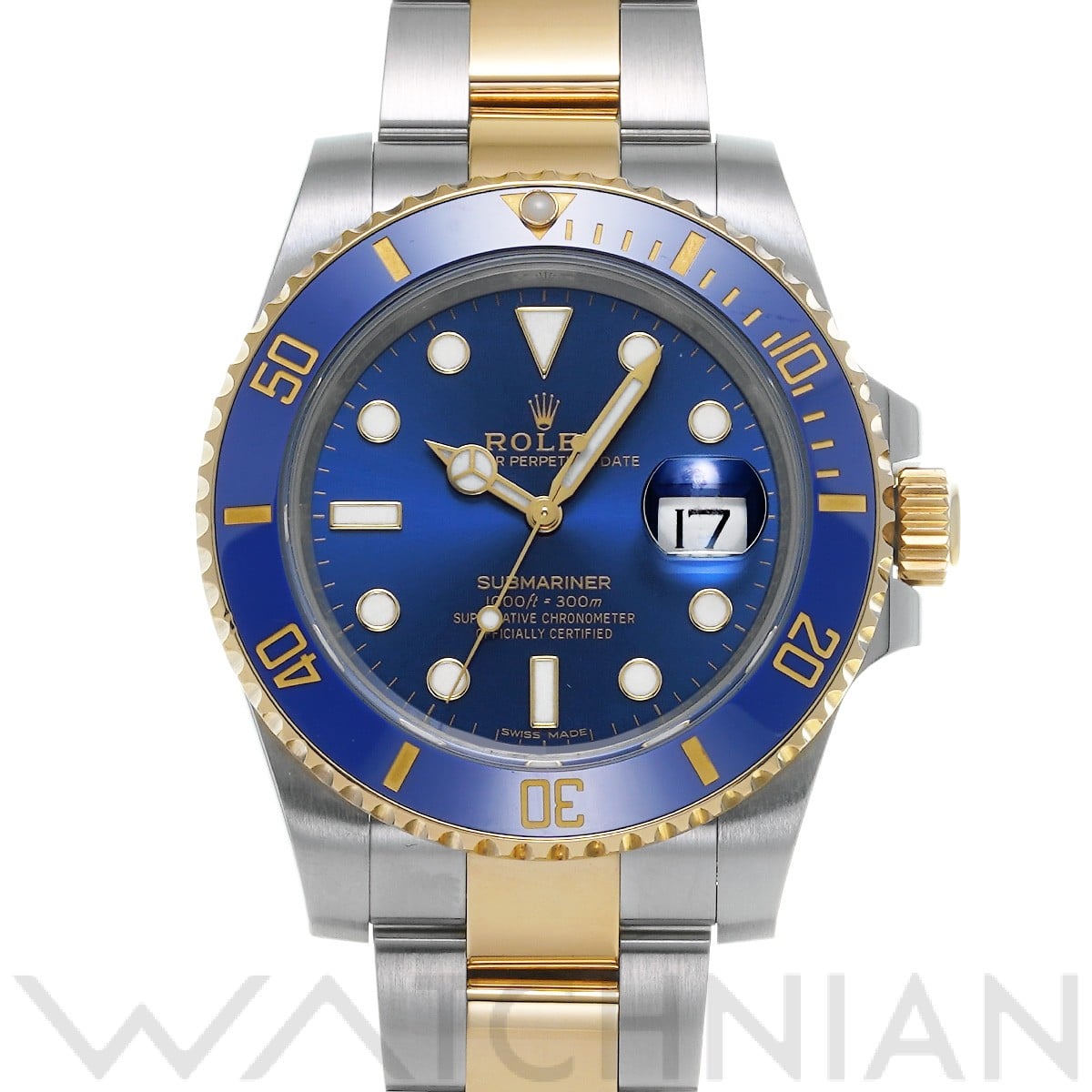 ロレックス サブマリーナ デイト 116613LB ブルー メンズ 時計 【中古】【wristwatch】