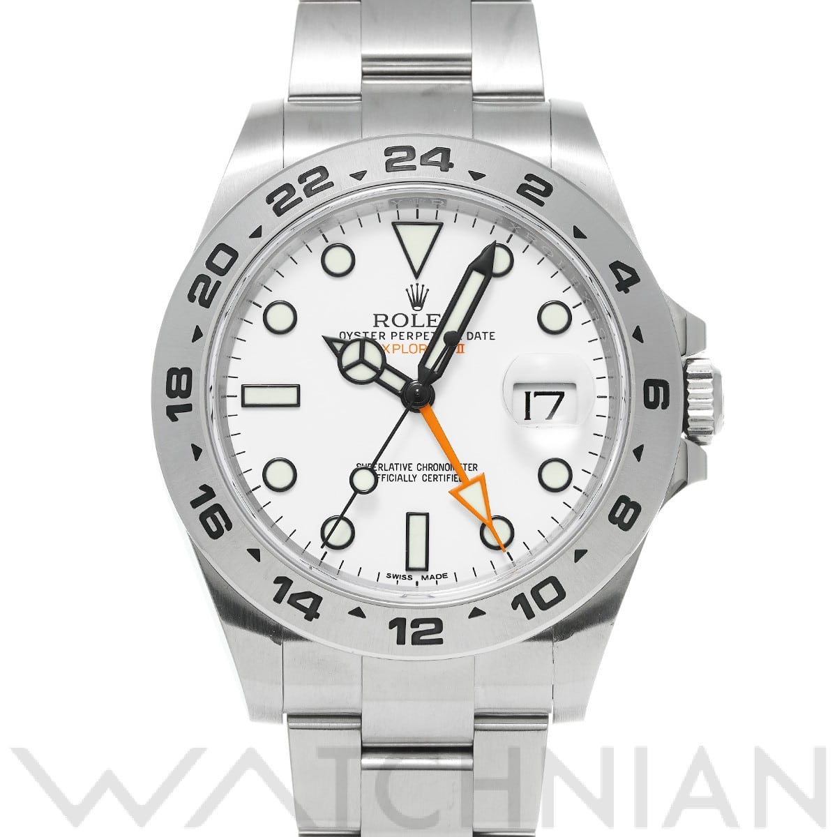 ロレックス エクスプローラーII 216570 ホワイト メンズ 時計 【中古】【wristwatch】