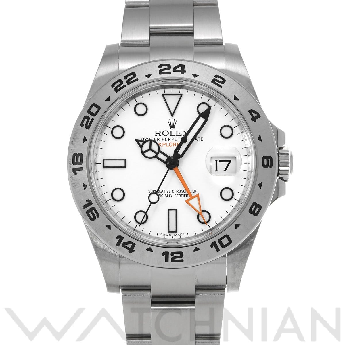 ロレックス エクスプローラーII 216570 ホワイト メンズ 時計 【中古】【wristwatch】