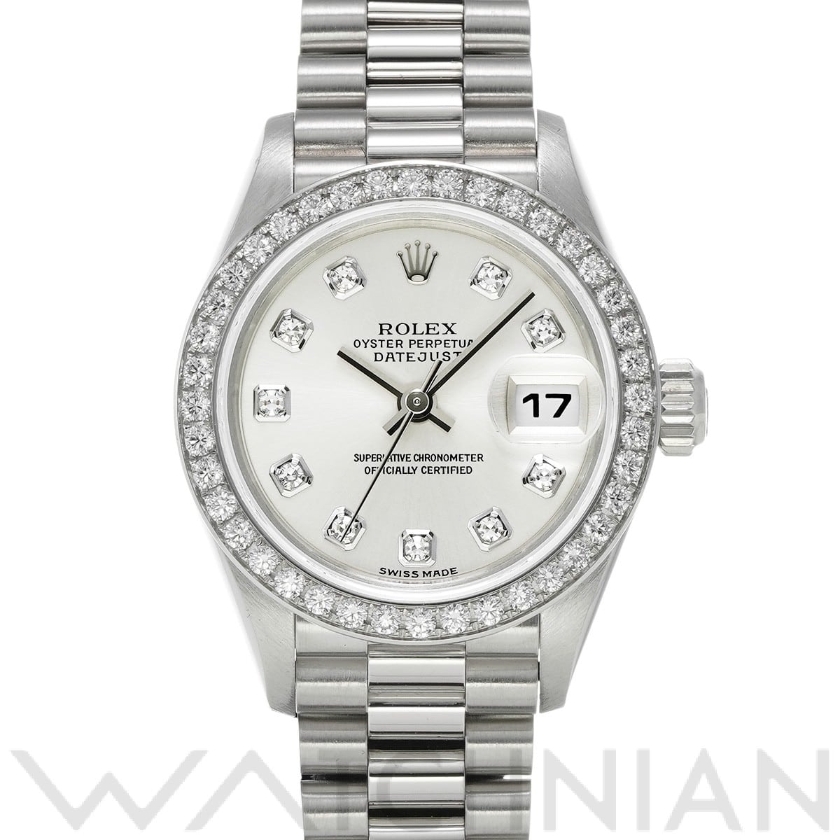 ロレックス デイトジャスト 79136G シルバー/ダイヤモンド レディース 時計 【中古】【wristwatch】