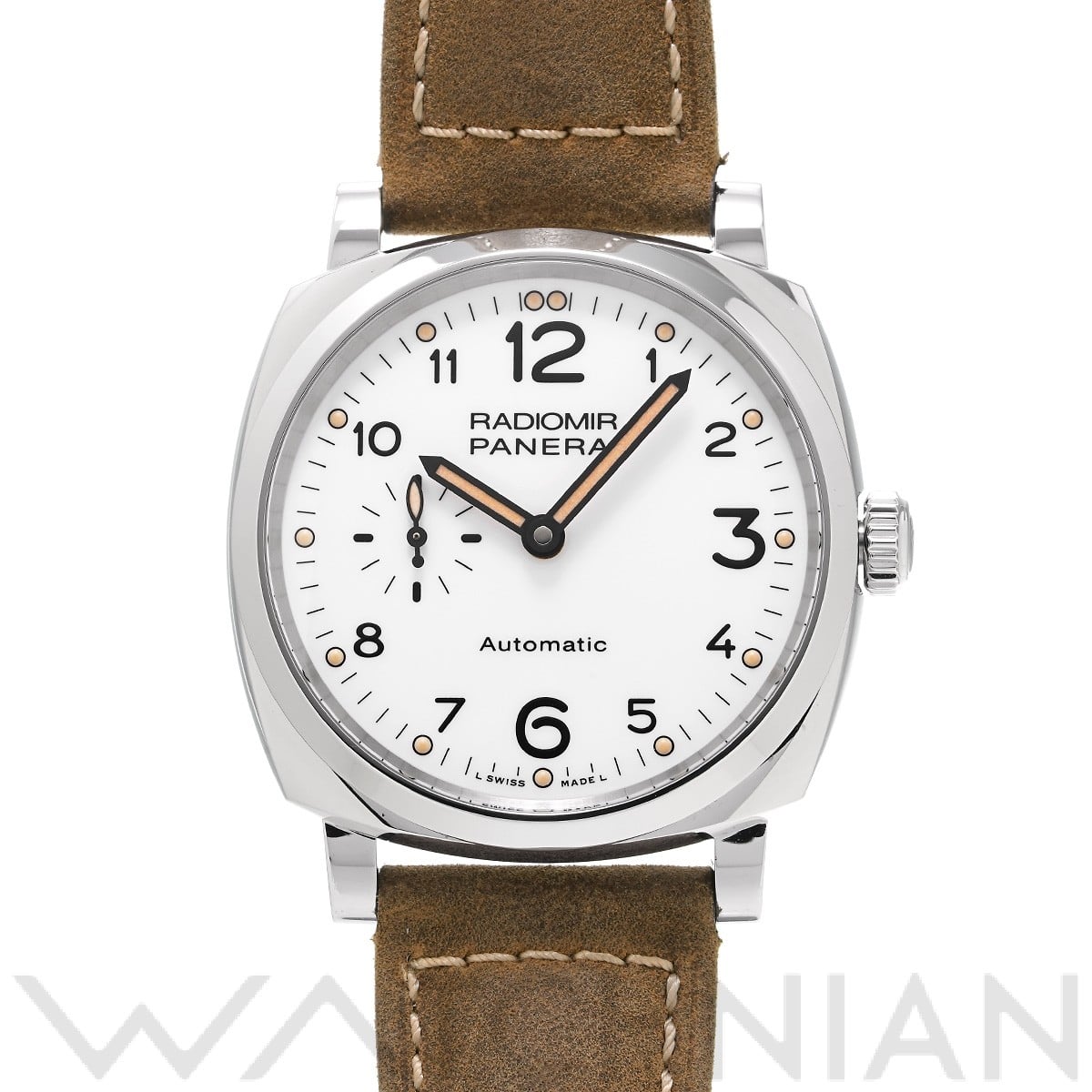 パネライ / PANERAI ラジオミール 1940 3デイズ オートマティック PAM00655 ホワイト メンズ 時計 【中古】【wristwatch】