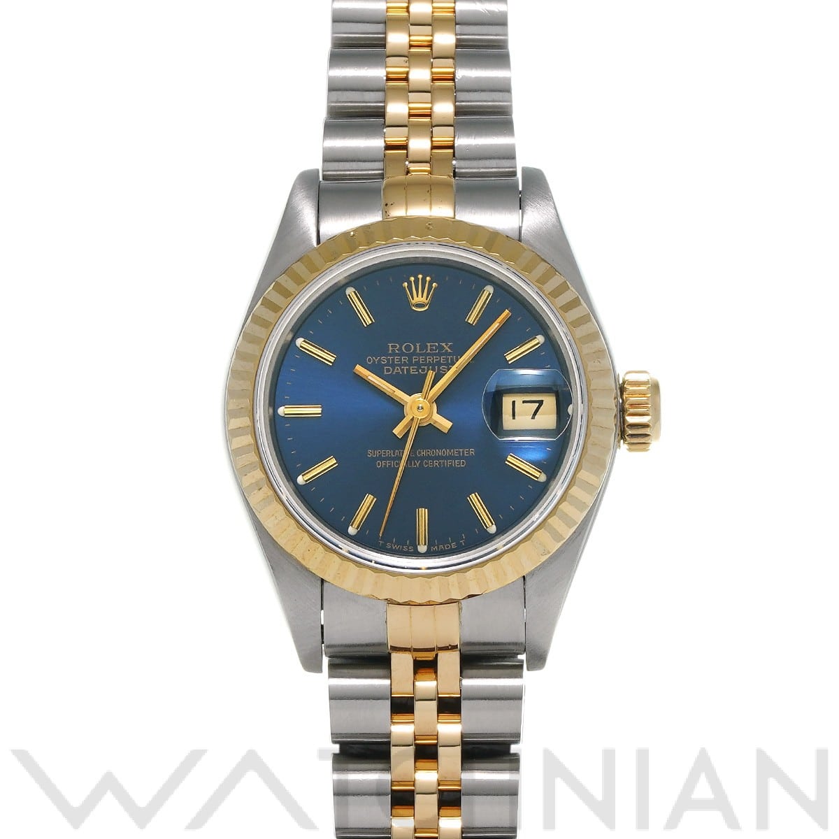 ロレックス デイトジャスト 69173 ブルー レディース 時計 【中古】【wristwatch】