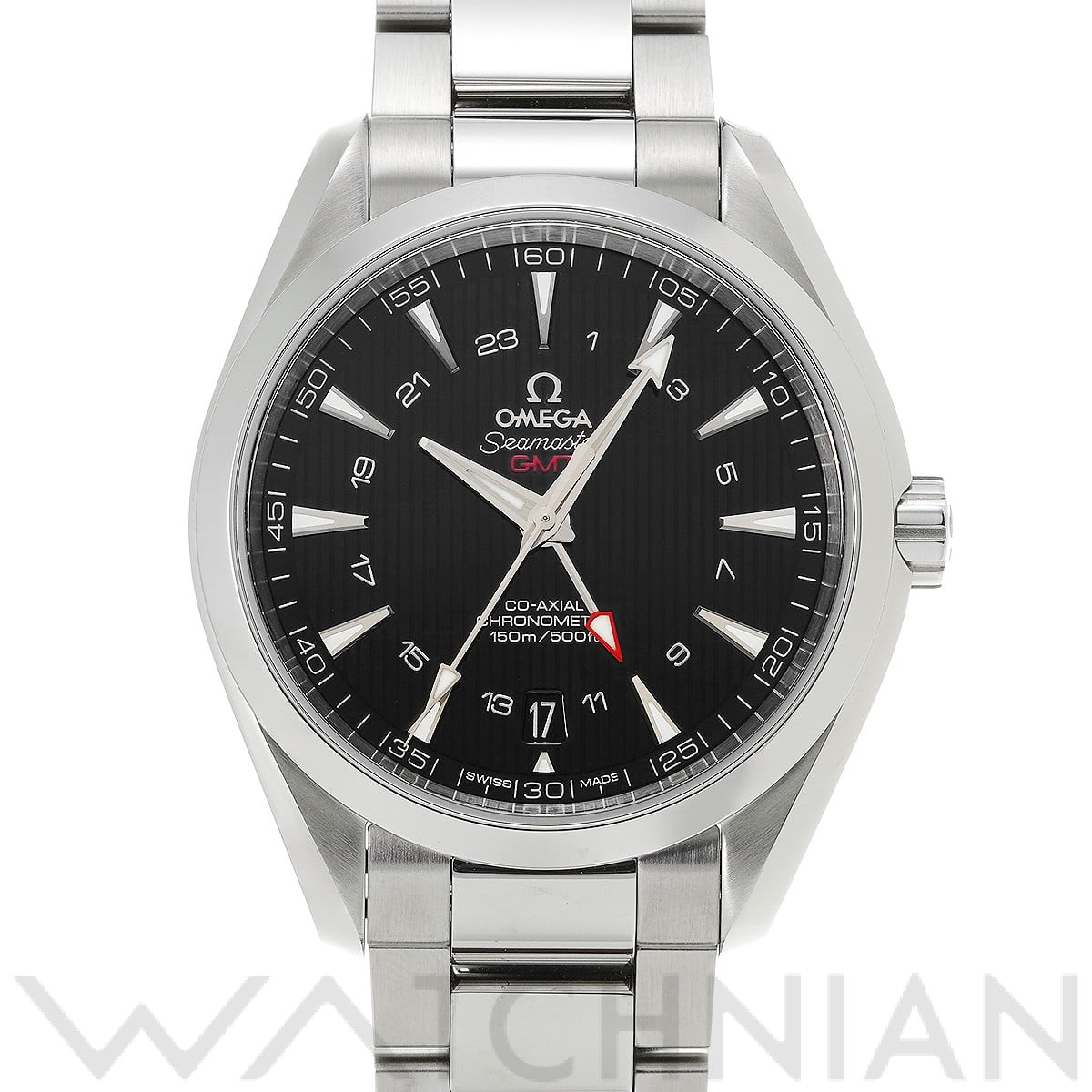 オメガ / OMEGA シーマスター アクアテラ コーアクシャル GMT 231.10.43.22.01.001 ブラック メンズ 時計 【中古】【wristwatch】