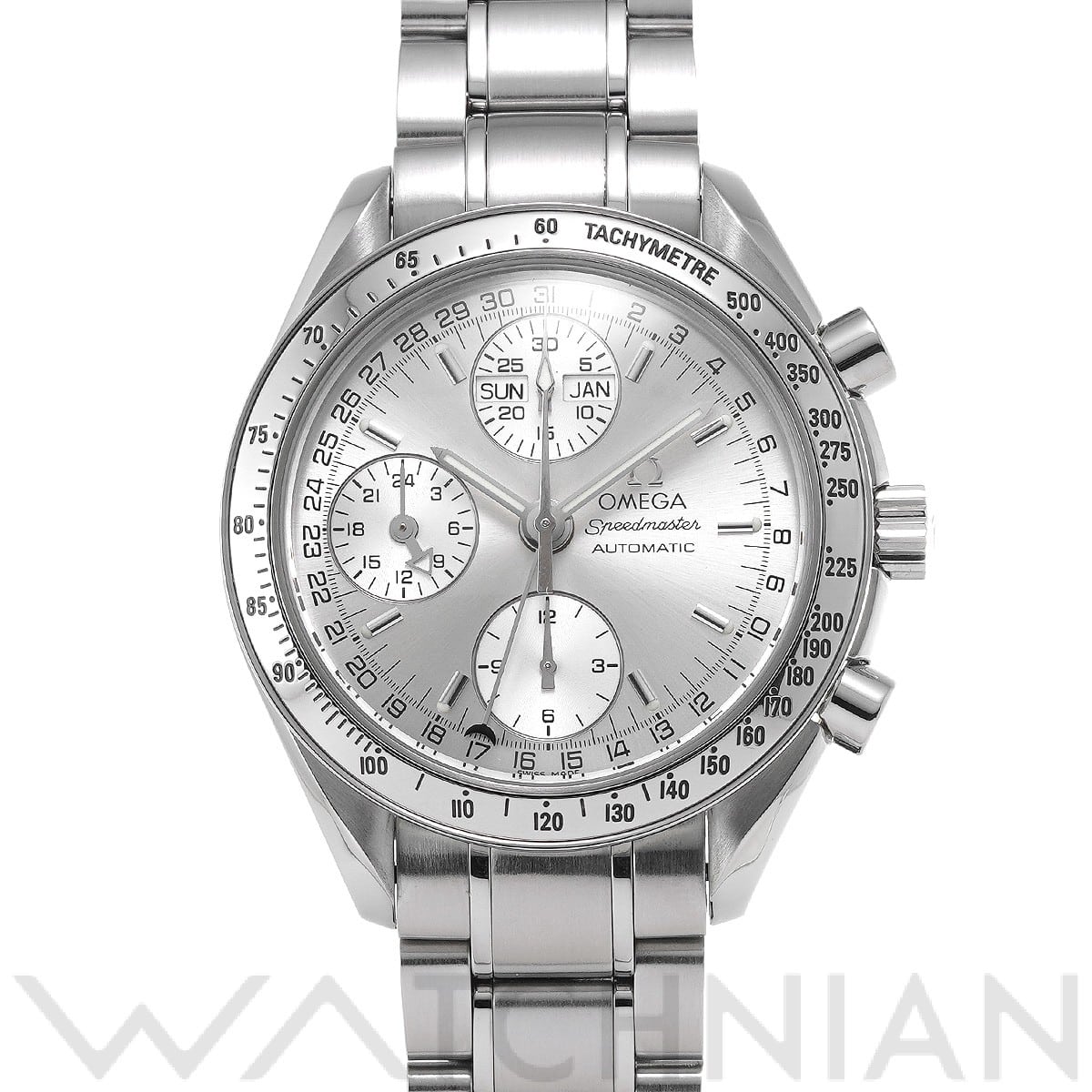 オメガ / OMEGA スピードマスター トリプルカレンダー 3523.30 シルバー メンズ 時計 【中古】【wristwatch】