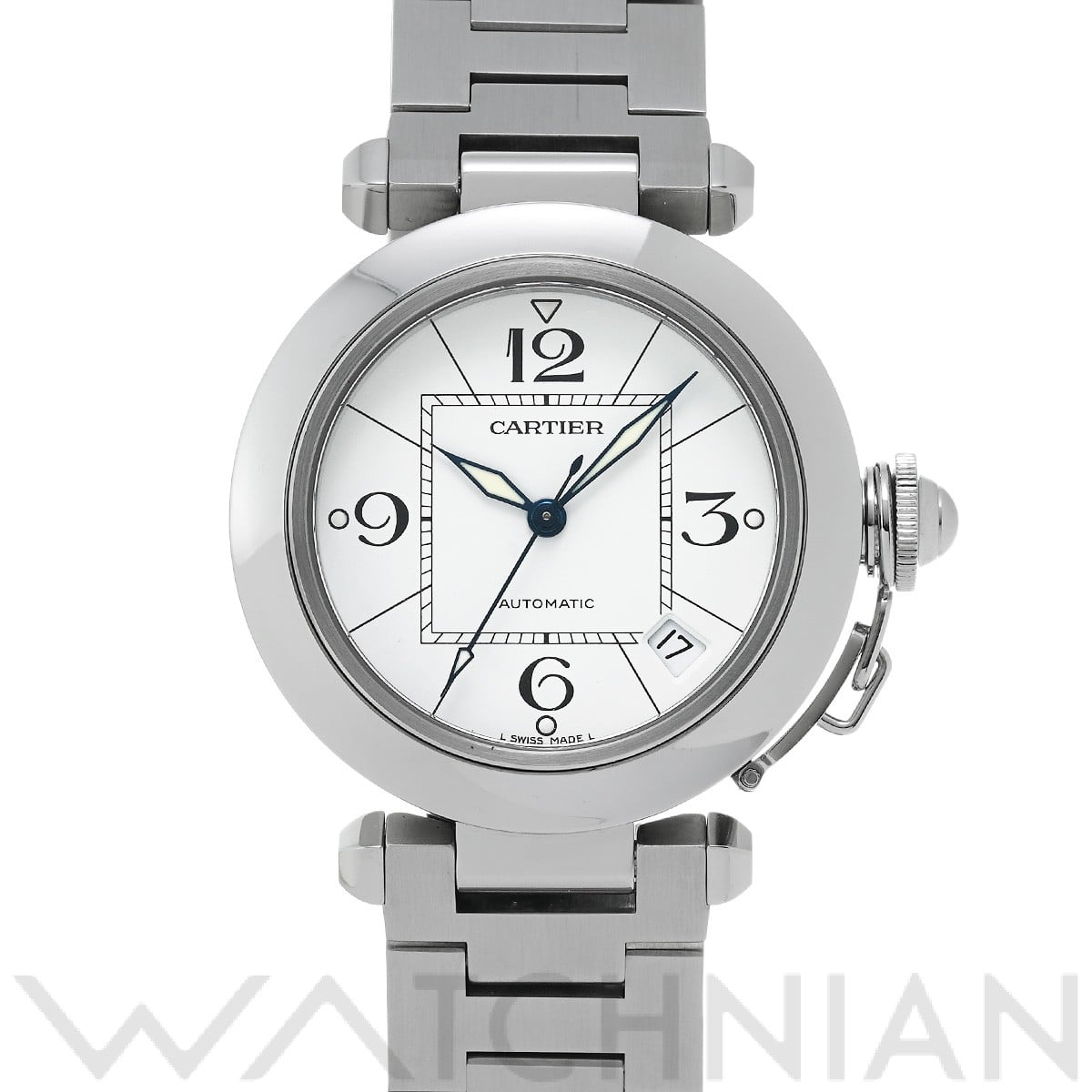 カルティエ / CARTIER パシャC W31074M7 ホワイト ユニセックス 時計 【中古】【wristwatch】