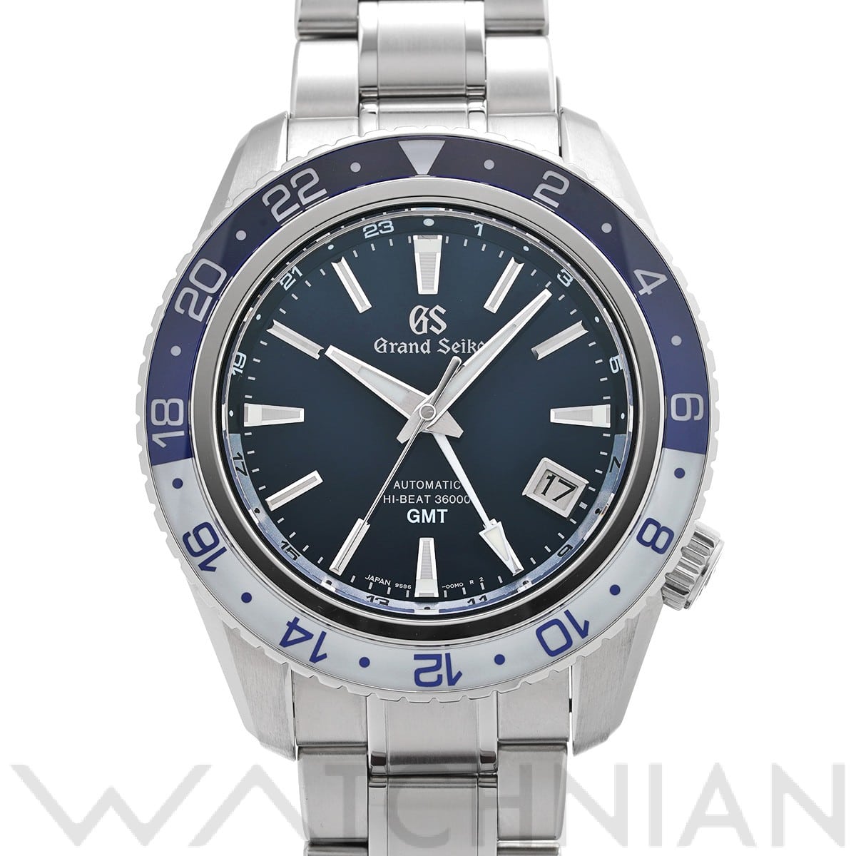 グランドセイコー スポーツコレクション メカニカル ハイビート36000 GMT SBGJ237 ミッドナイトブルー メンズ 時計 【中古】【wristwatch】