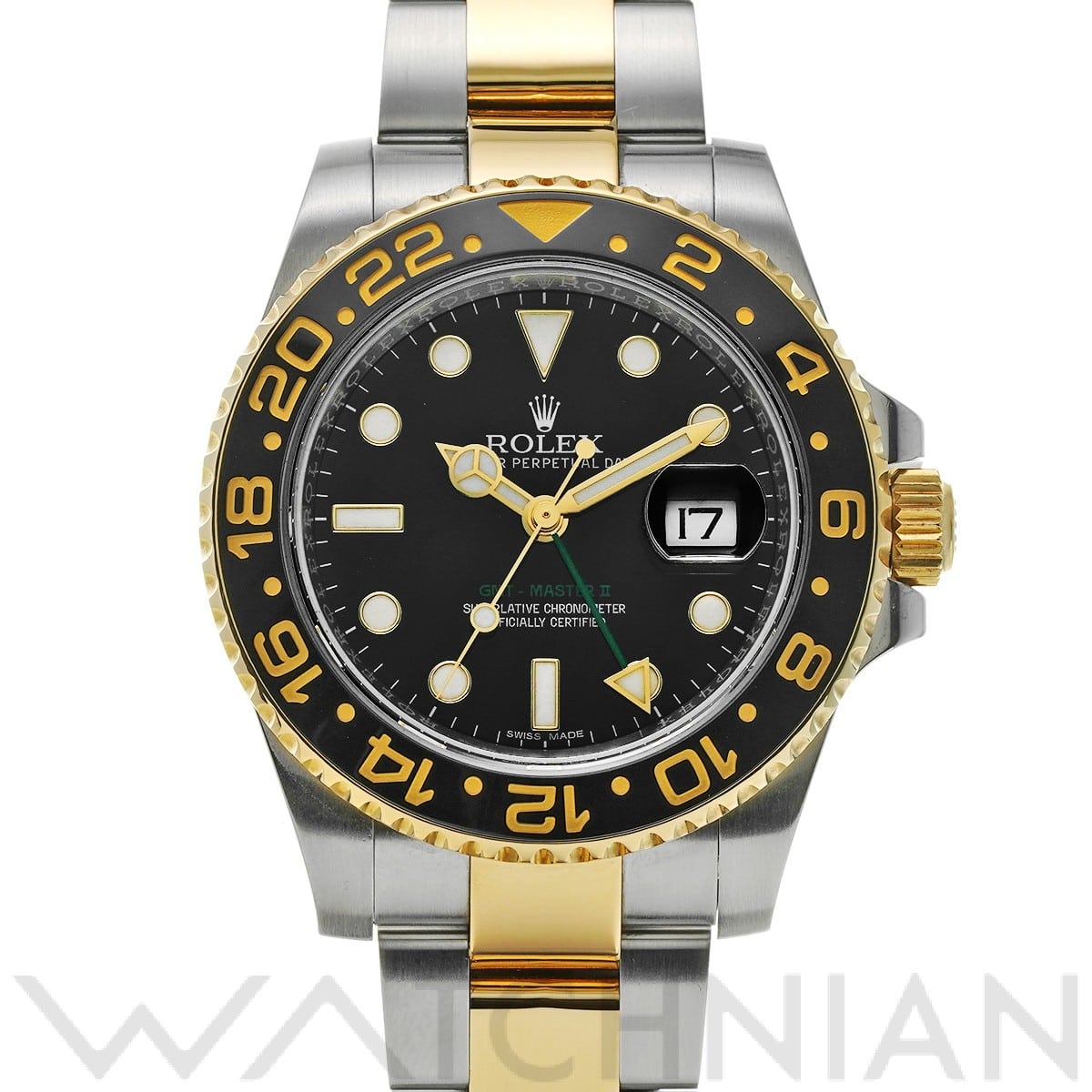 ロレックス GMTマスターII 116713LN ブラック メンズ 時計 【中古】【wristwatch】