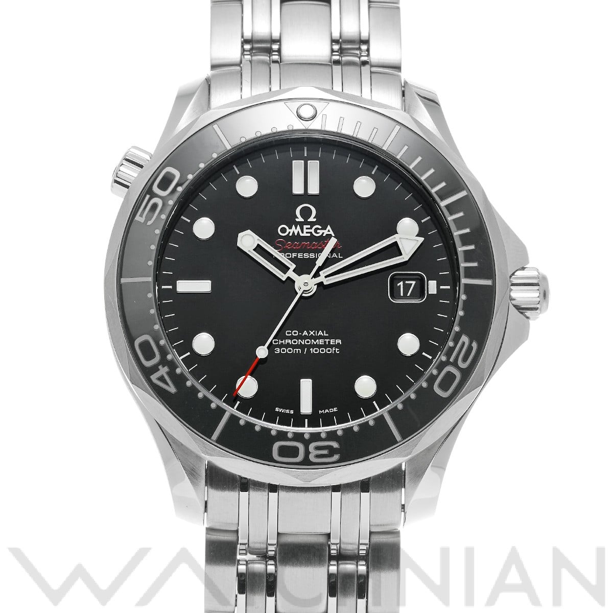 オメガ / OMEGA シーマスター ダイバー300 コーアクシャル 212.30.41.20.01.003 ブラック メンズ 時計 【中古】【wristwatch】