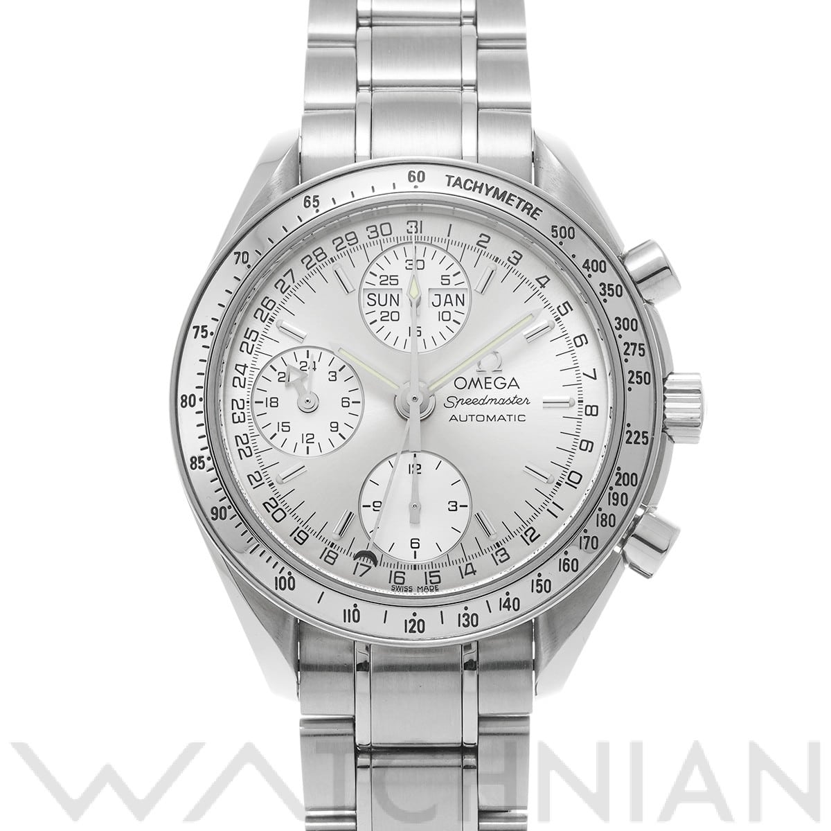 オメガ スピードマスター トリプルカレンダー 3523.30 シルバー メンズ 時計 【中古】【wristwatch】