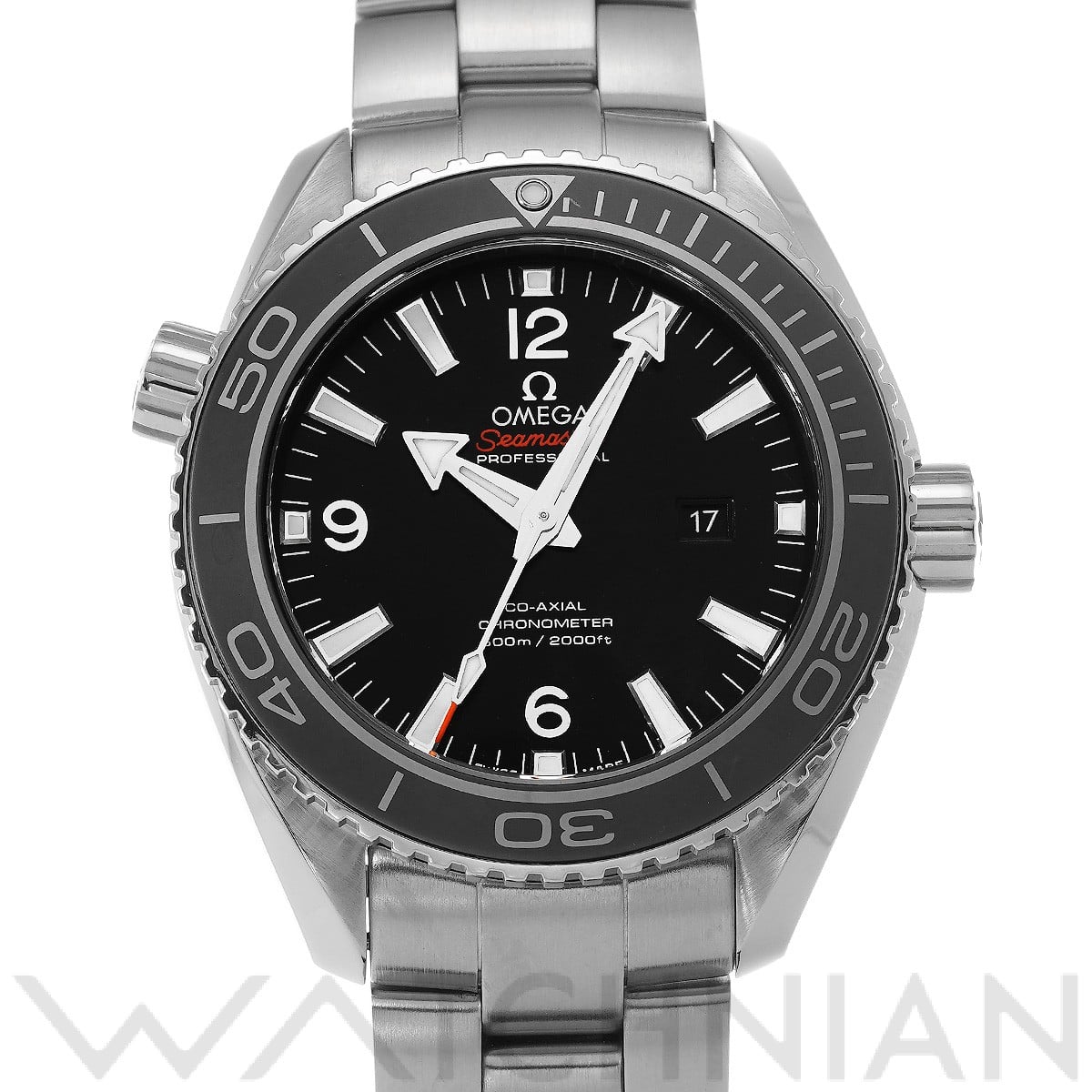オメガ シーマスター プラネットオーシャン 600 コーアクシャル 232.30.38.20.01.001 ブラック ユニセックス 時計 【中古】【wristwatch】