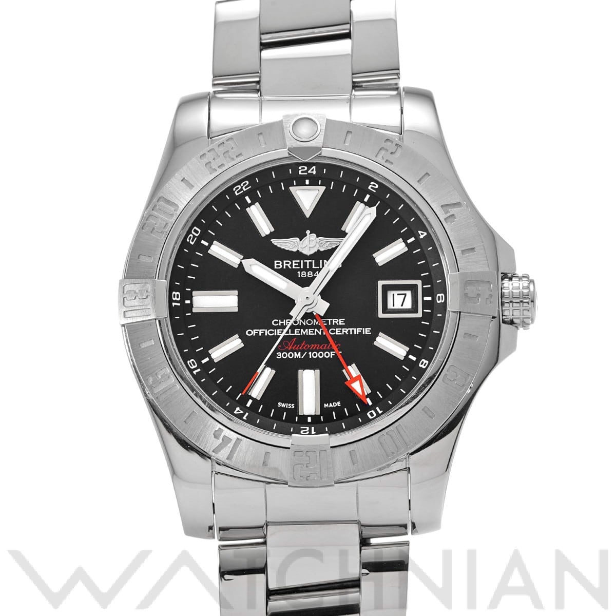ブライトリング アベンジャーII GMT A3239011/BC35 ブラック メンズ 時計 【中古】【wristwatch】