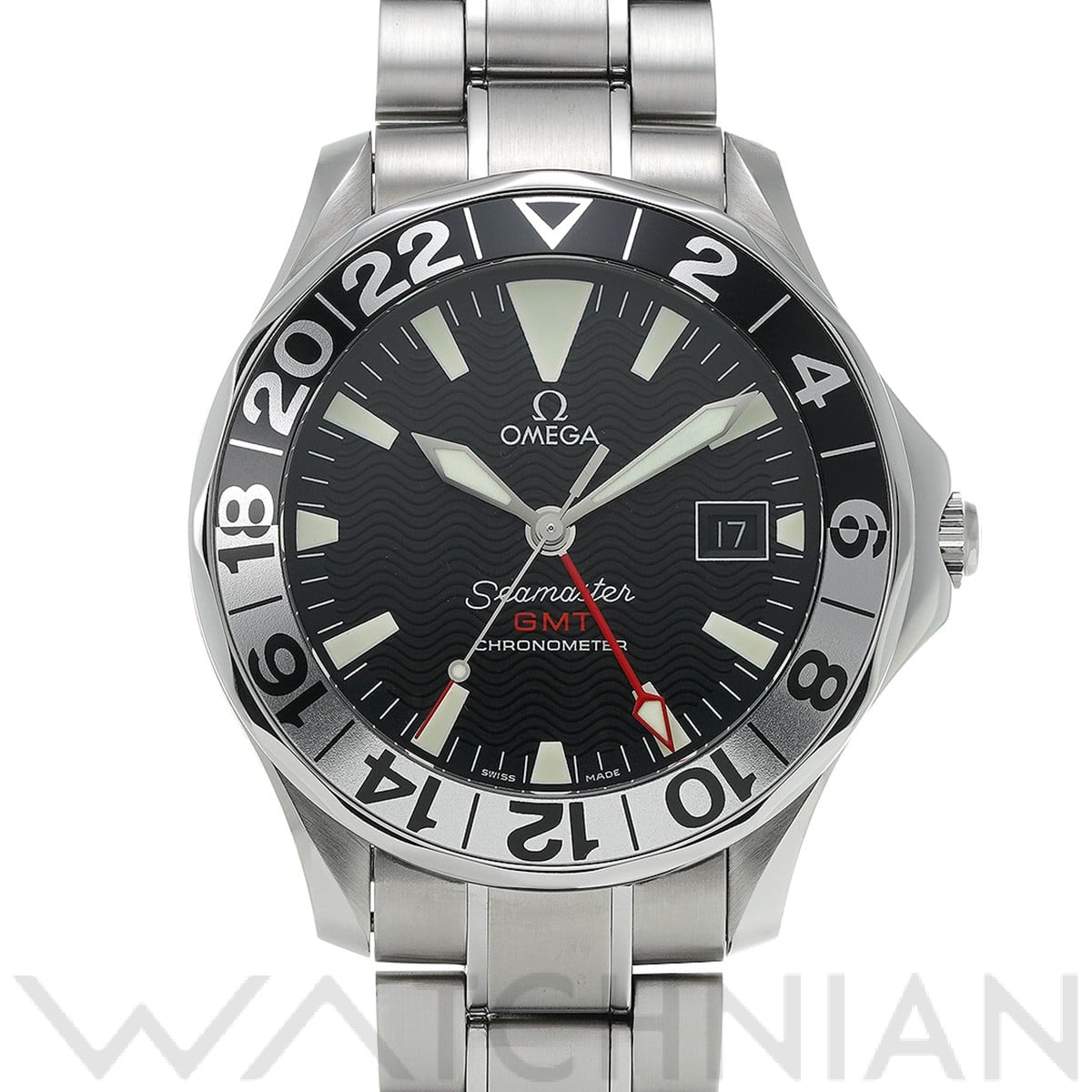 オメガ / OMEGA シーマスター 300 GMT ジェリー・ロペス 2536.50 ブラック メンズ 時計 【中古】【wristwatch】