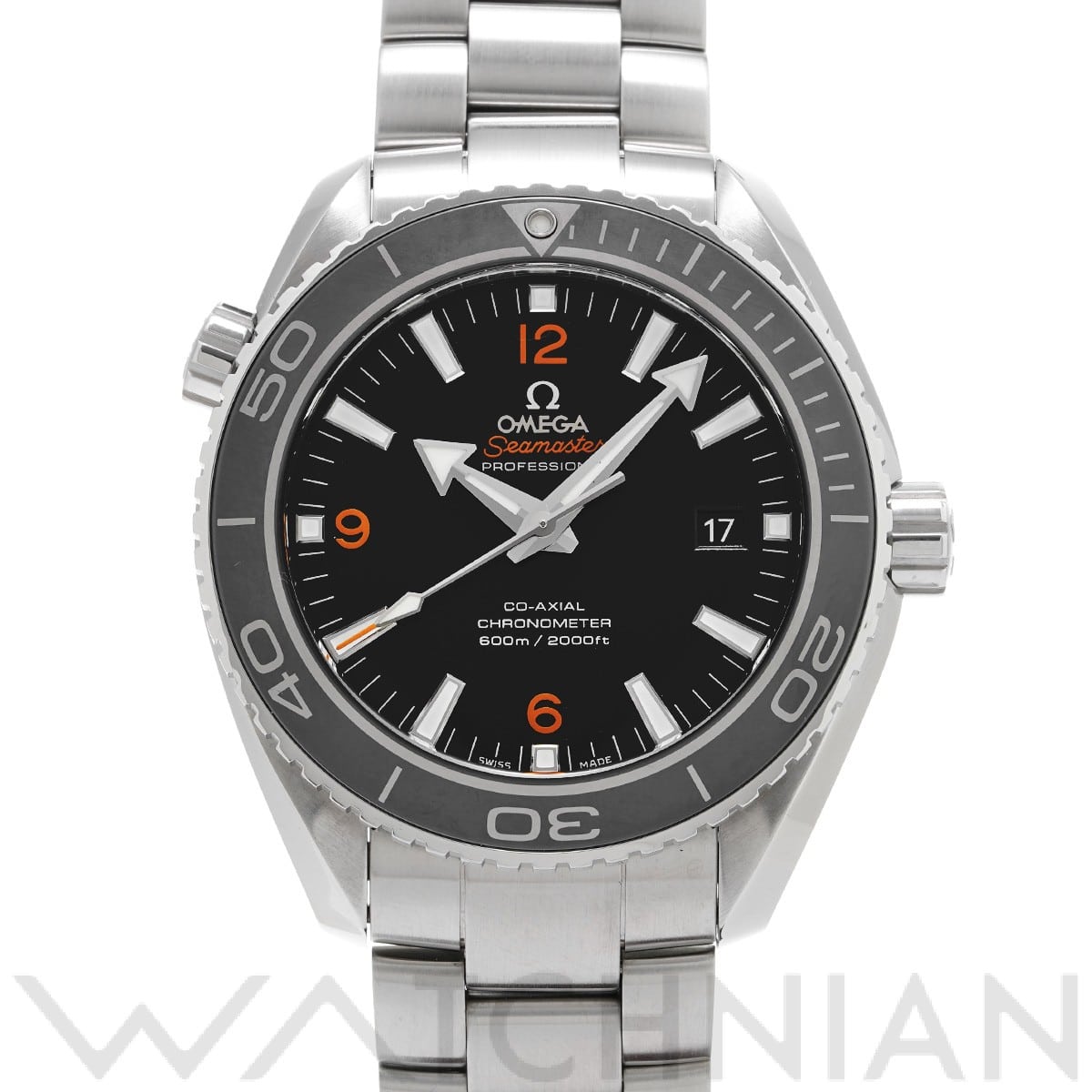 オメガ / OMEGA シーマスター プラネットオーシャン 600 コーアクシャル 232.30.46.21.01.003 ブラック メンズ 時計 【中古】【wristwatch】