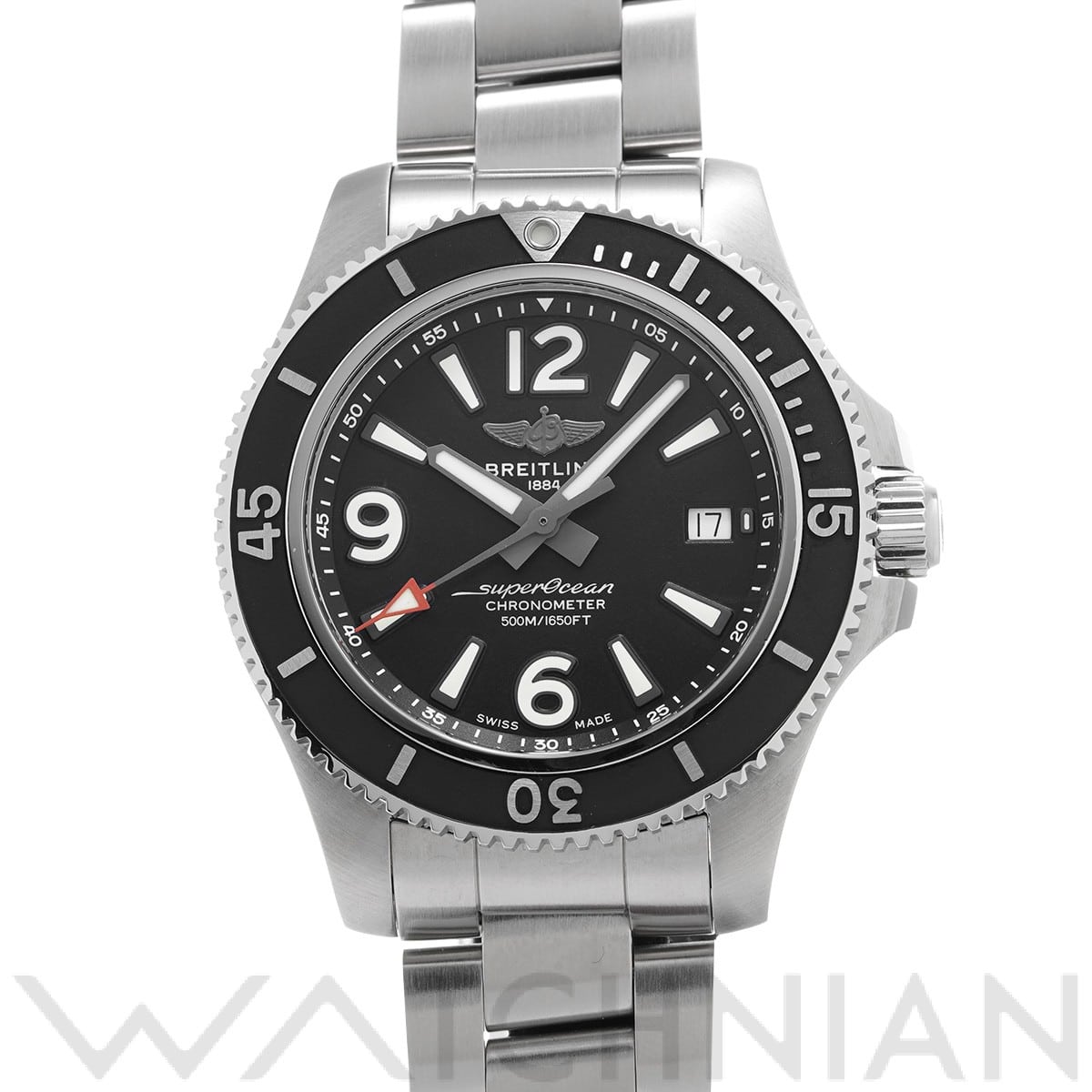 ブライトリング / BREITLING スーパーオーシャン オートマチック 42 A17366021B1A1 ブラック メンズ 時計 【中古】【wristwatch】